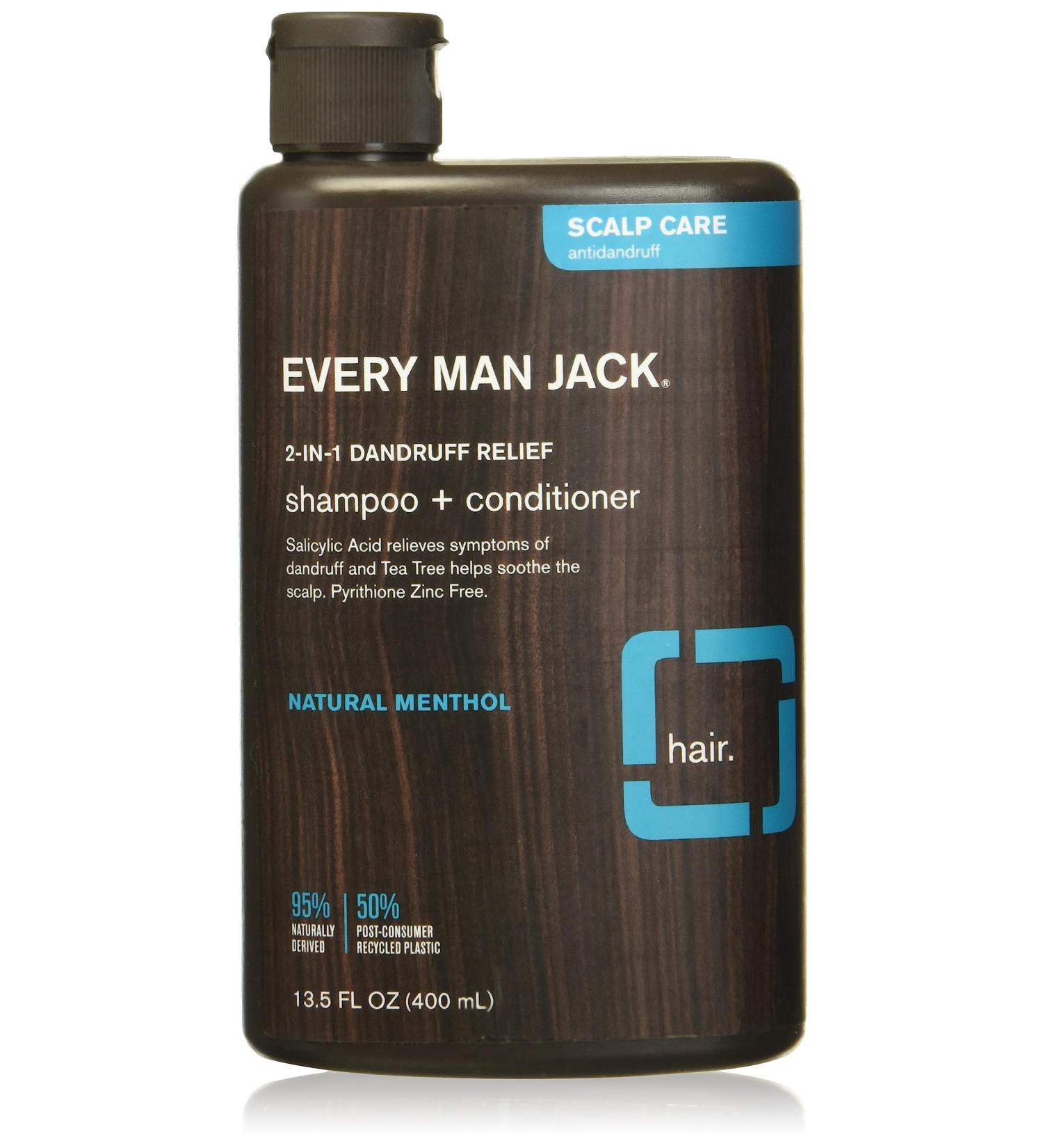 Every Man Jack Scalp Relief Shampoo + Conditioner 13.5 oz - Soothing Hair Care for All Hair Types | Best International Shipping - Buy Online on SooperMarket.com