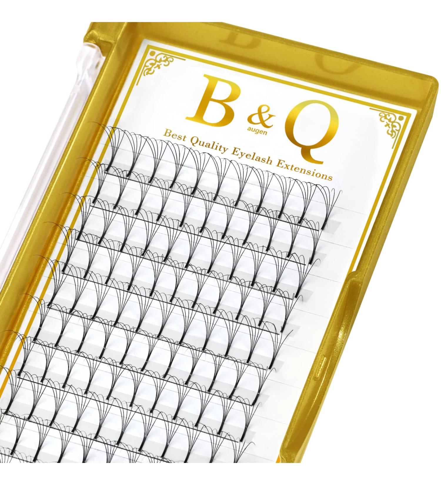 5D-0.07D 15mm Pre Made Fan Eyelash Extensions | Long Stem Russian Volume Lashes - Buy Online on SooperMarket.com