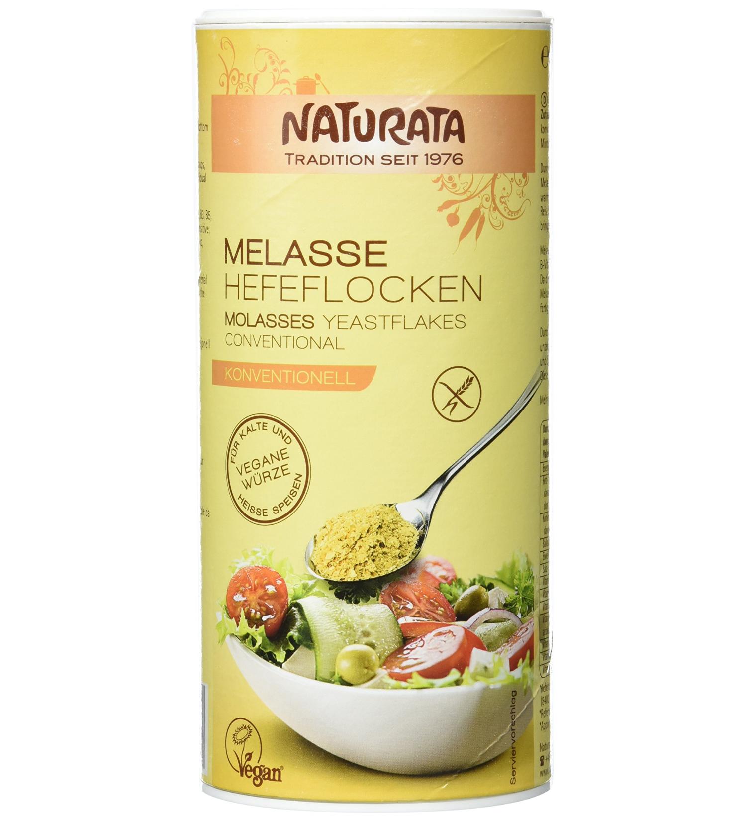 Naturata Molasses Yeast Flakes - Pack of 6 (6 x 150g) | Premium Nutritional Yeast for Baking & Cooking | International Shipping Available - Buy Online on SooperMarket.com