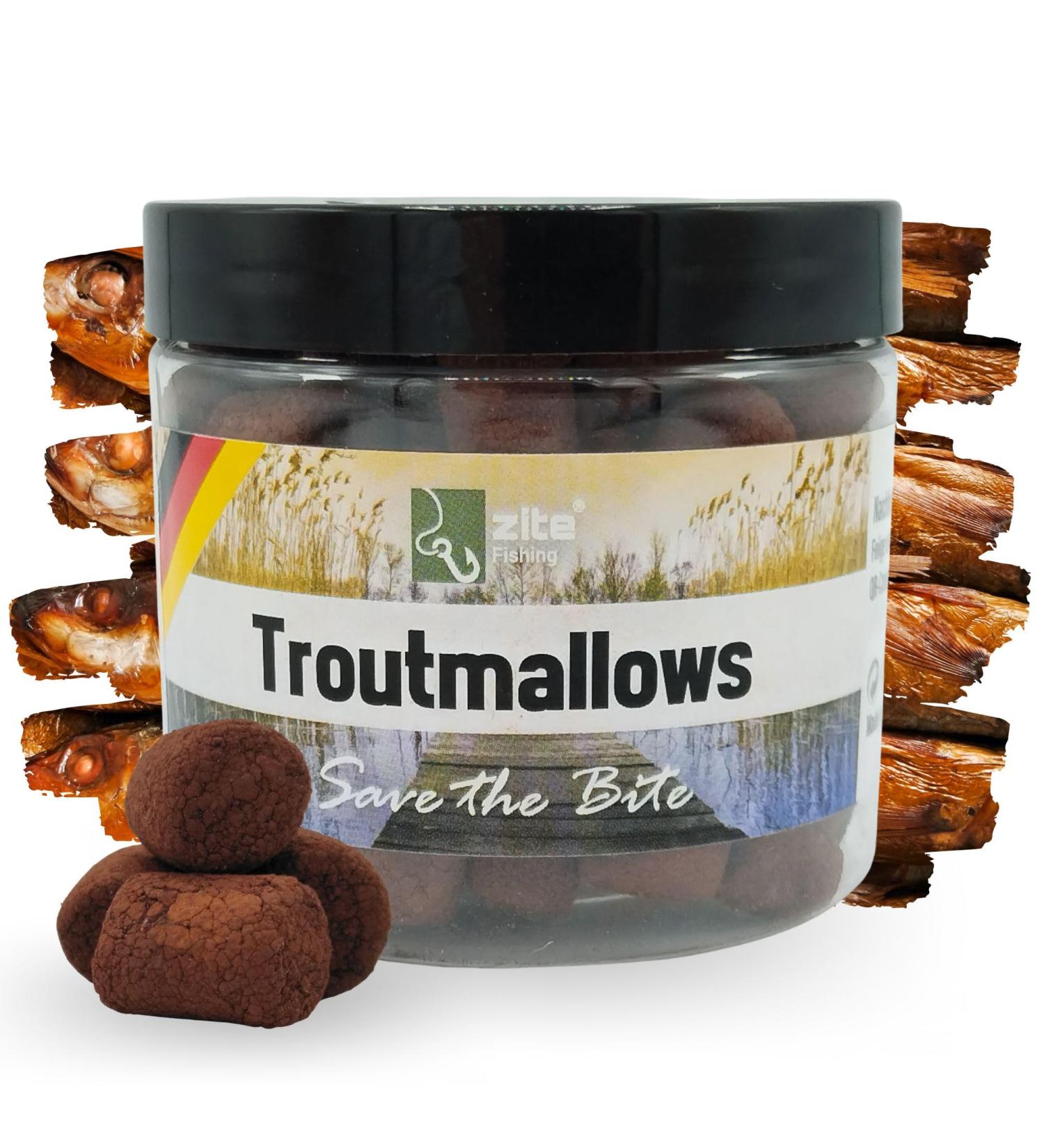 Zite Fishing Troutmallows - Premium Marshmallow Trout Bait | 40g - Vibrant Colors & Intense Flavors for Optimal Fishing Success - Buy Online on SooperMarket.com
