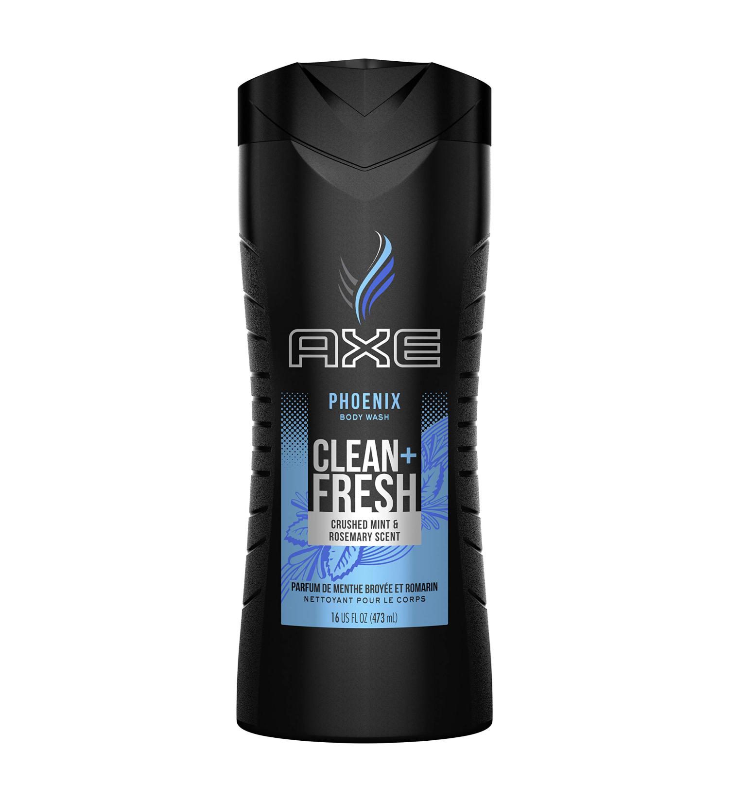 Axe Phoenix Body Wash - Crushed Mint & Rosemary 16 fl oz | Refreshing Men's Shower Gel - Buy Online on SooperMarket.com