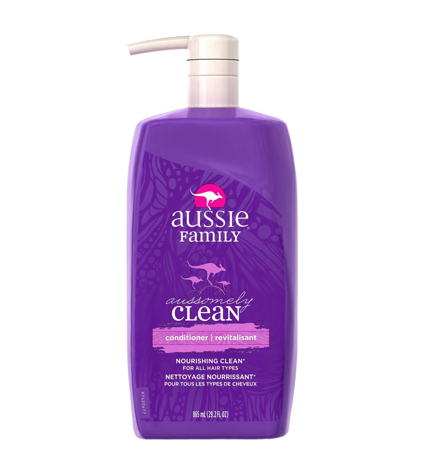 Aussomely Clean Family Conditioner 29.2 fl oz - Best Family Size Conditioner for All Hair Types - International Shipping Available - Buy Online on SooperMarket.com