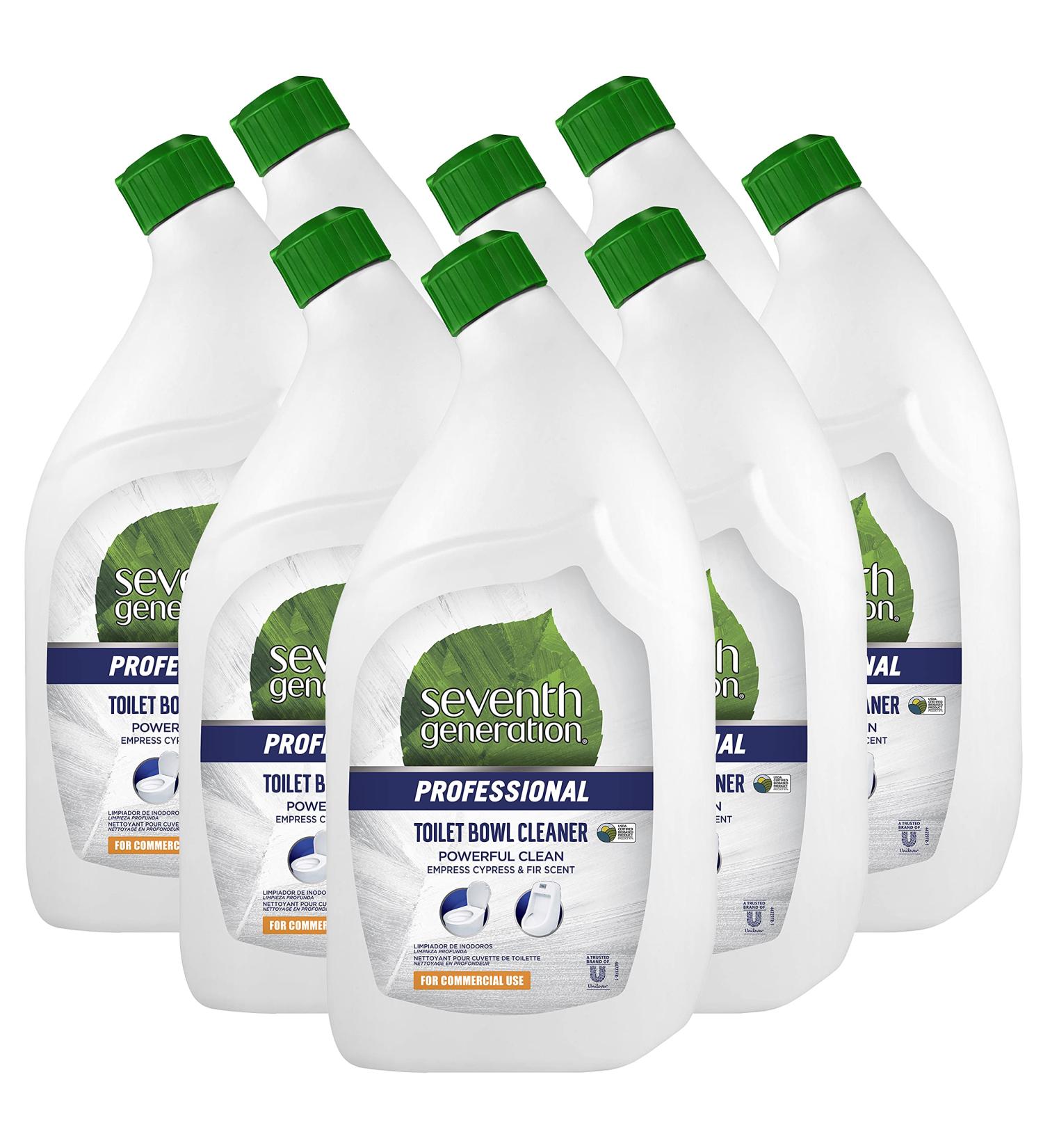 Seventh Generation Professional Biodegradable Toilet Bowl Cleaner, Multi Empress Cypress & Fir Scent, 32 Fl Oz (Pack of 8) - Buy Online on SooperMarket.com