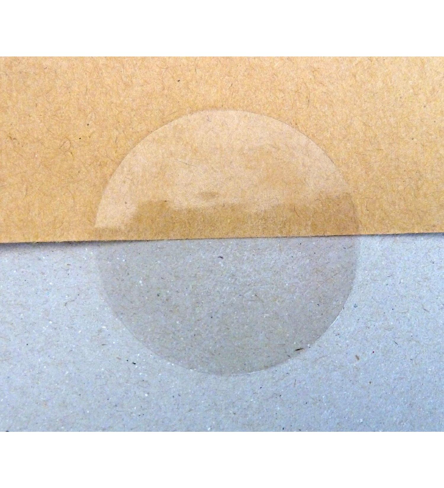 Minilabel 25 mm Round Gloss Seals Stickers - Clear Transparent (Pack of 102 Labels) - Buy Online on SooperMarket.com