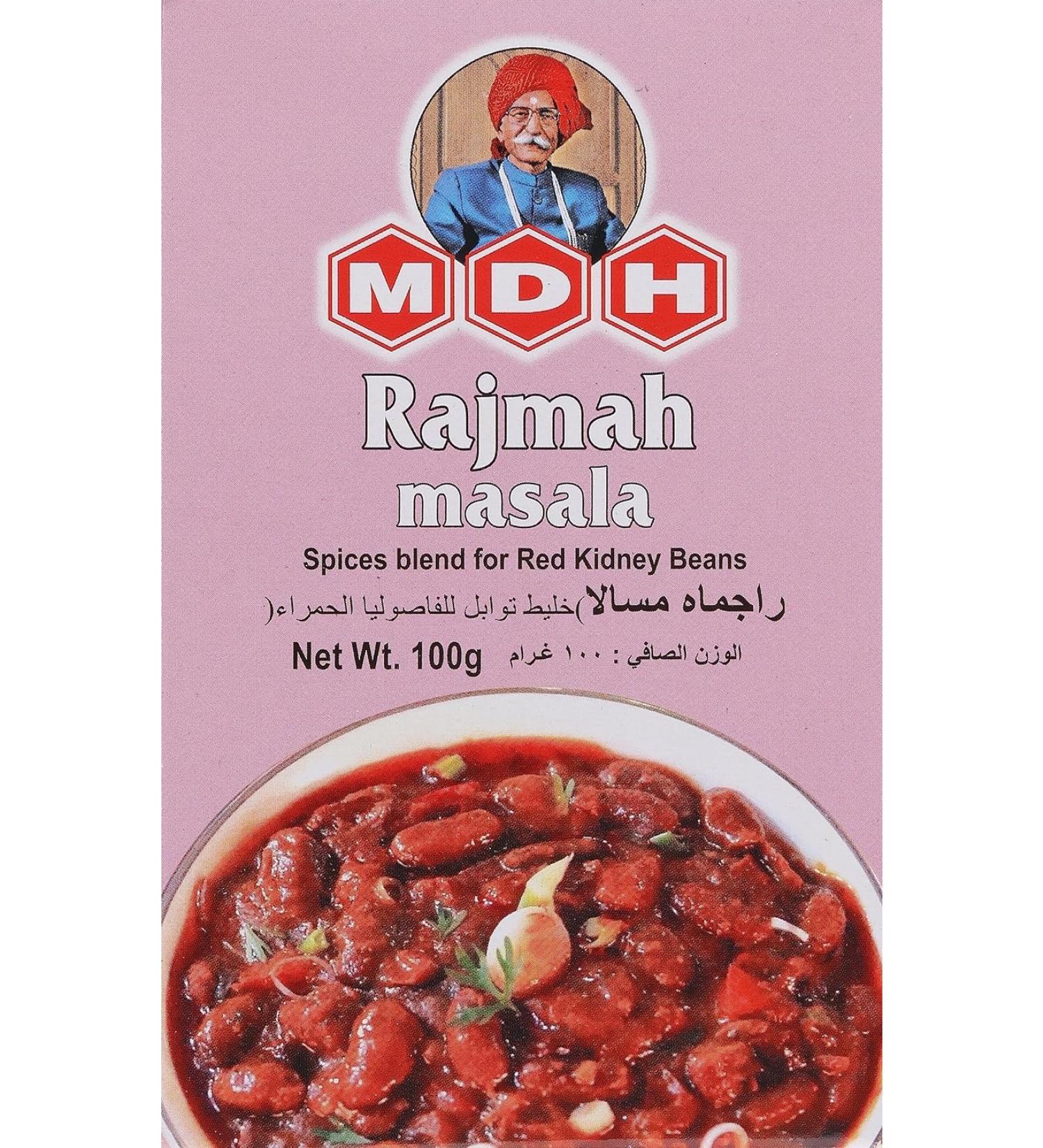 Mdh Rajmah Masala 100g - Authentic Indian Spice Blend for Flavorful Rajma Recipes - Buy Online on SooperMarket.com