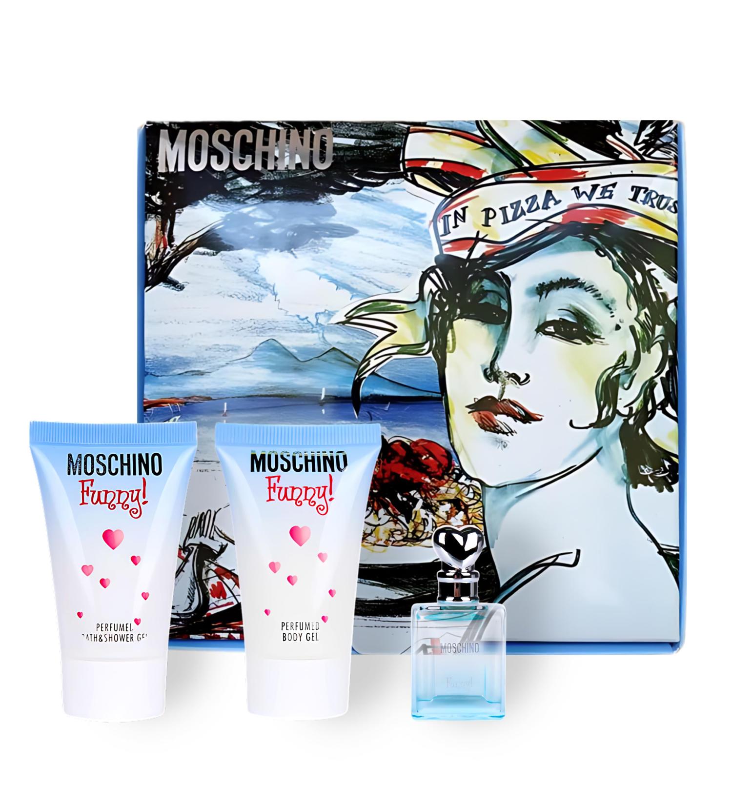 Moschino Funny! Gift Set for Women - Mini Perfume Collection EDT Spray & Lotion Combo - Buy Online on SooperMarket.com