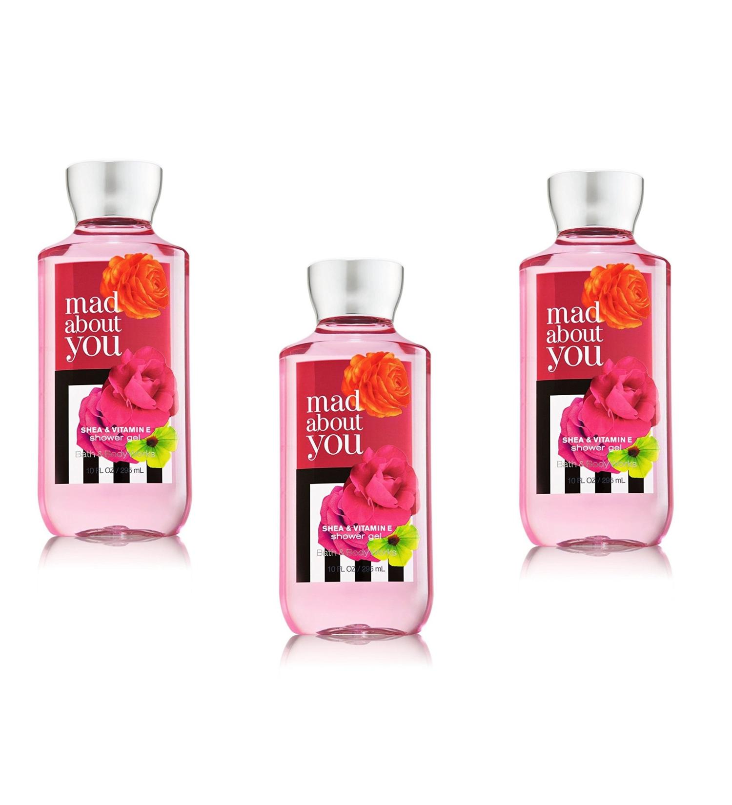 Bath & Body Works Signature Collection Shower Gel Mad About You Pack of 3