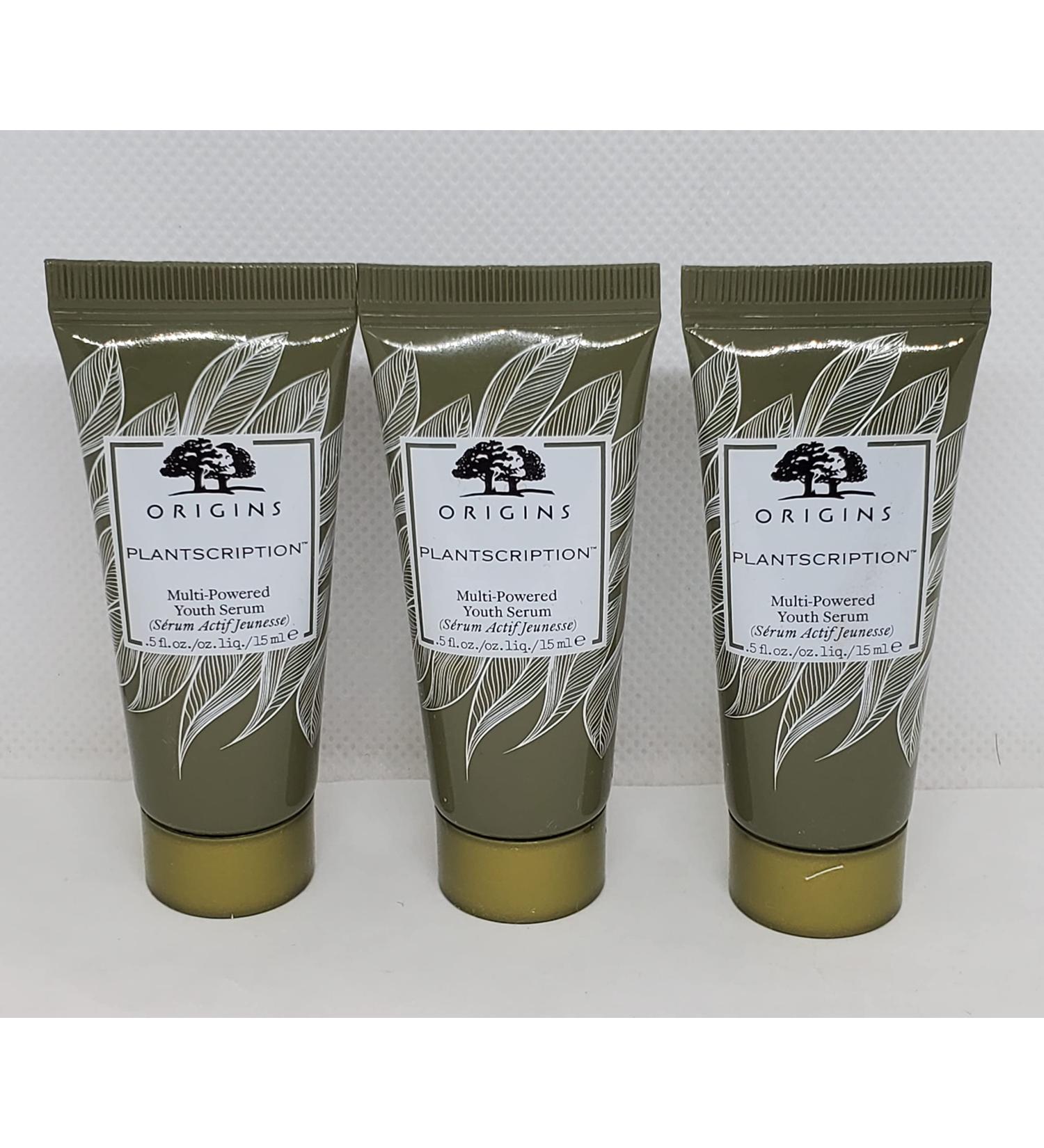 Lot of 3 Origins Plantscription Multi-Powered Youth Serum mini 0.17 oz 5ml Total 15ml