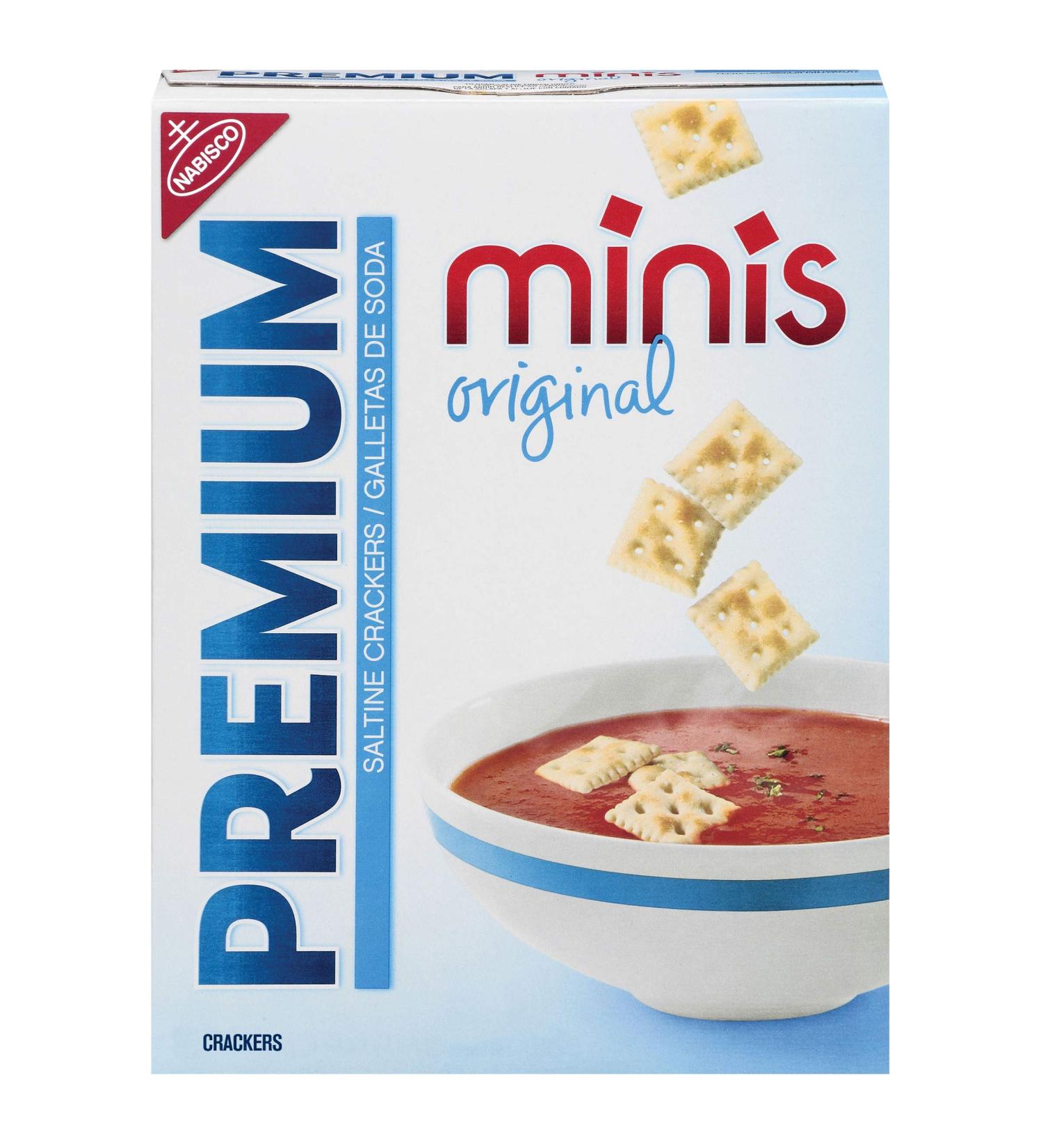 Premium Original Mini Saltine Crackers 11 oz - Savory Snack Essential - Buy Online on SooperMarket.com