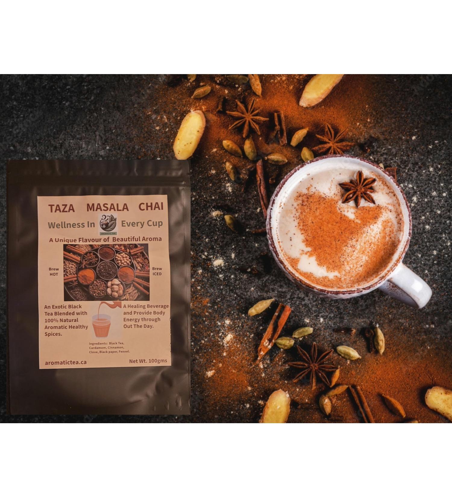 Aromatic Tea Taza Masala Chai (Fresh Spiced Tea) - Buy Online on SooperMarket.com