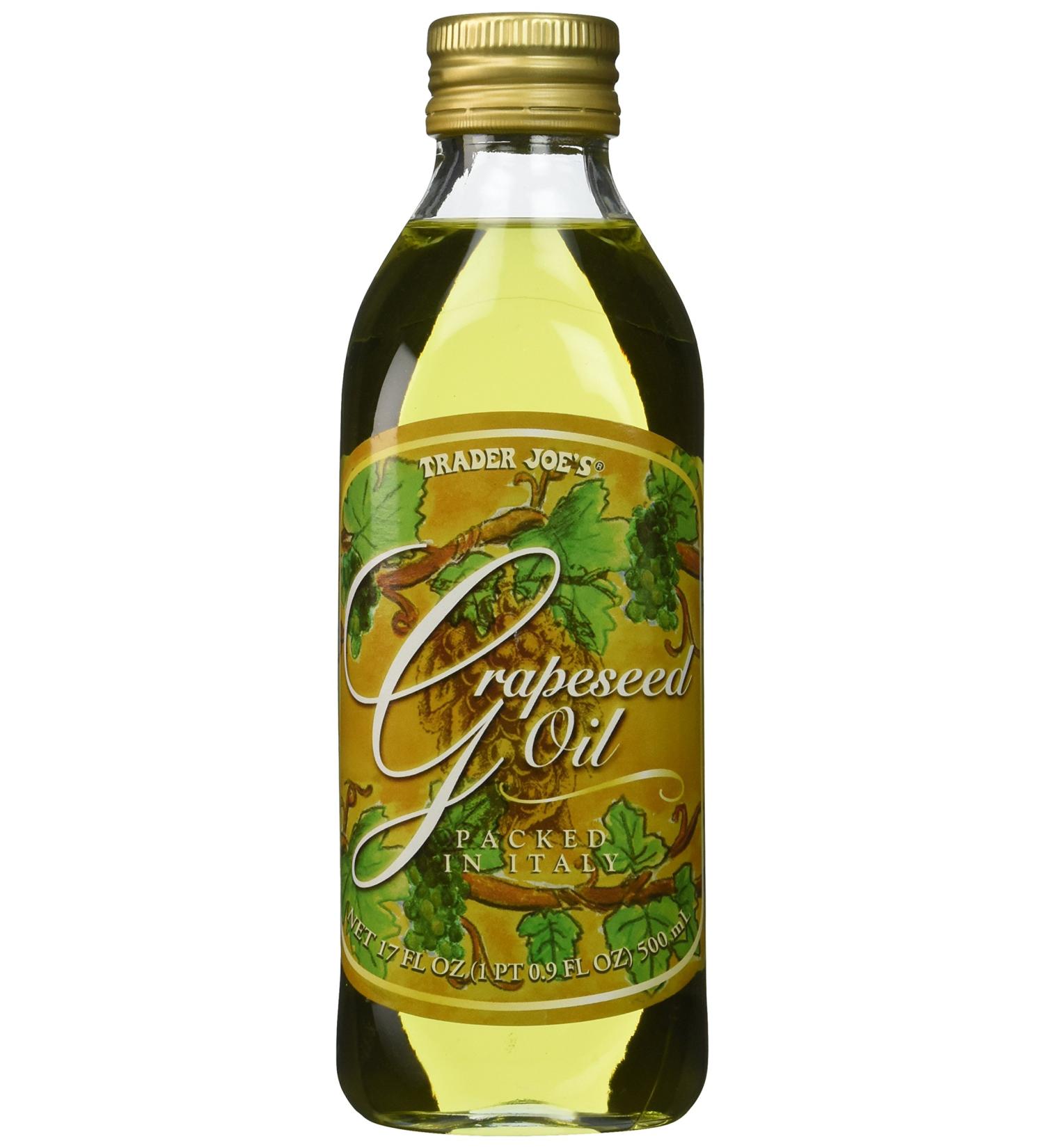 Trader Joe's Grapeseed Oil 2-Pack - Pure & Versatile Cooking Oil - Buy Online on SooperMarket.com