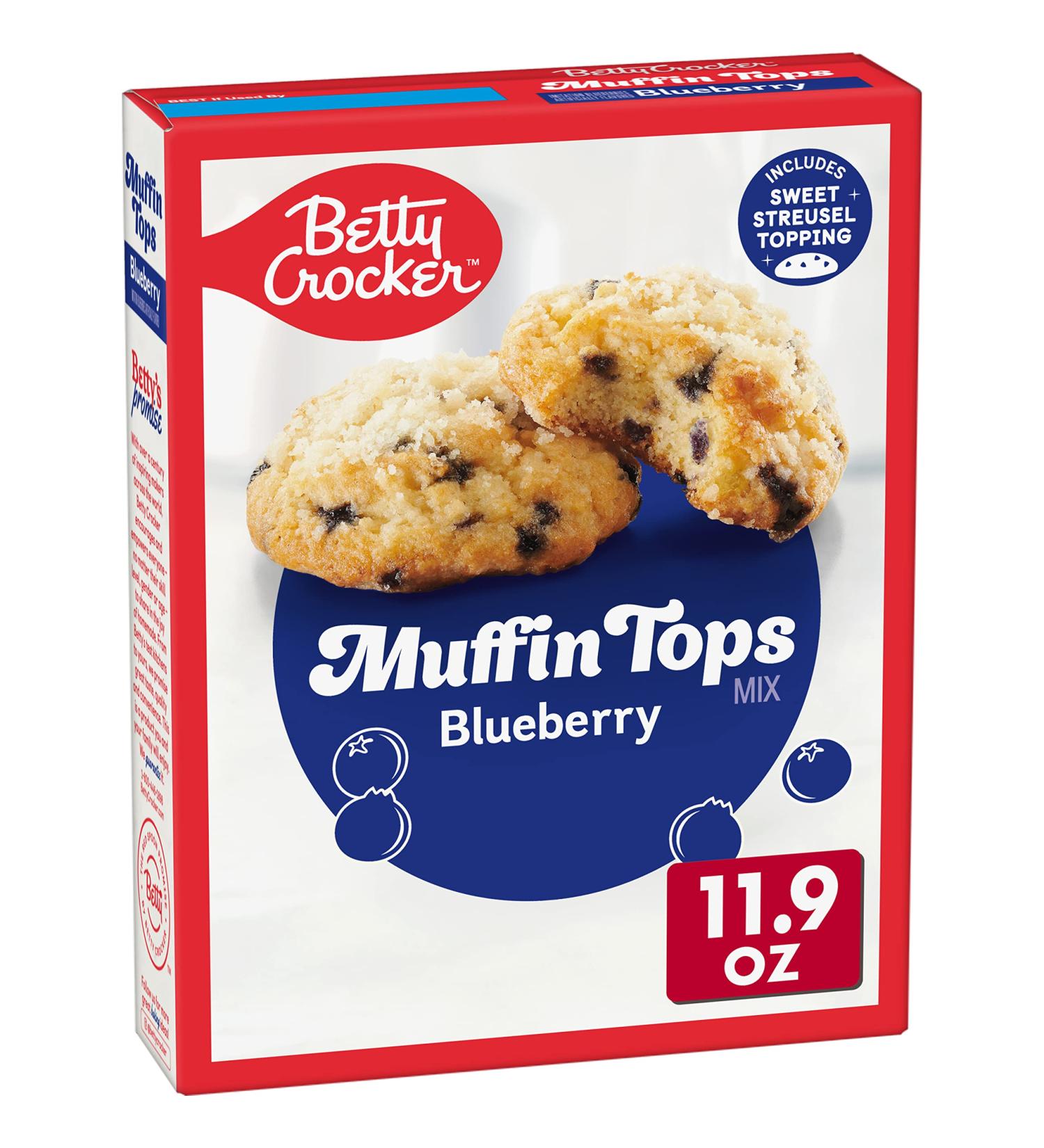 Betty Crocker Blueberry Muffin Tops Baking Mix - 11.9 oz Box - Buy Online on SooperMarket.com