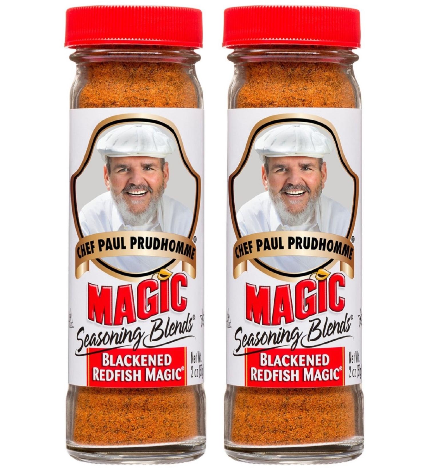 Chef Paul Prudhomme's Magic Seasoning Blends Chef Paul Blackened Redfish Magic Seasoning, 2-Ounce (Pack of 2) 2 Ounce (Pack of 2)