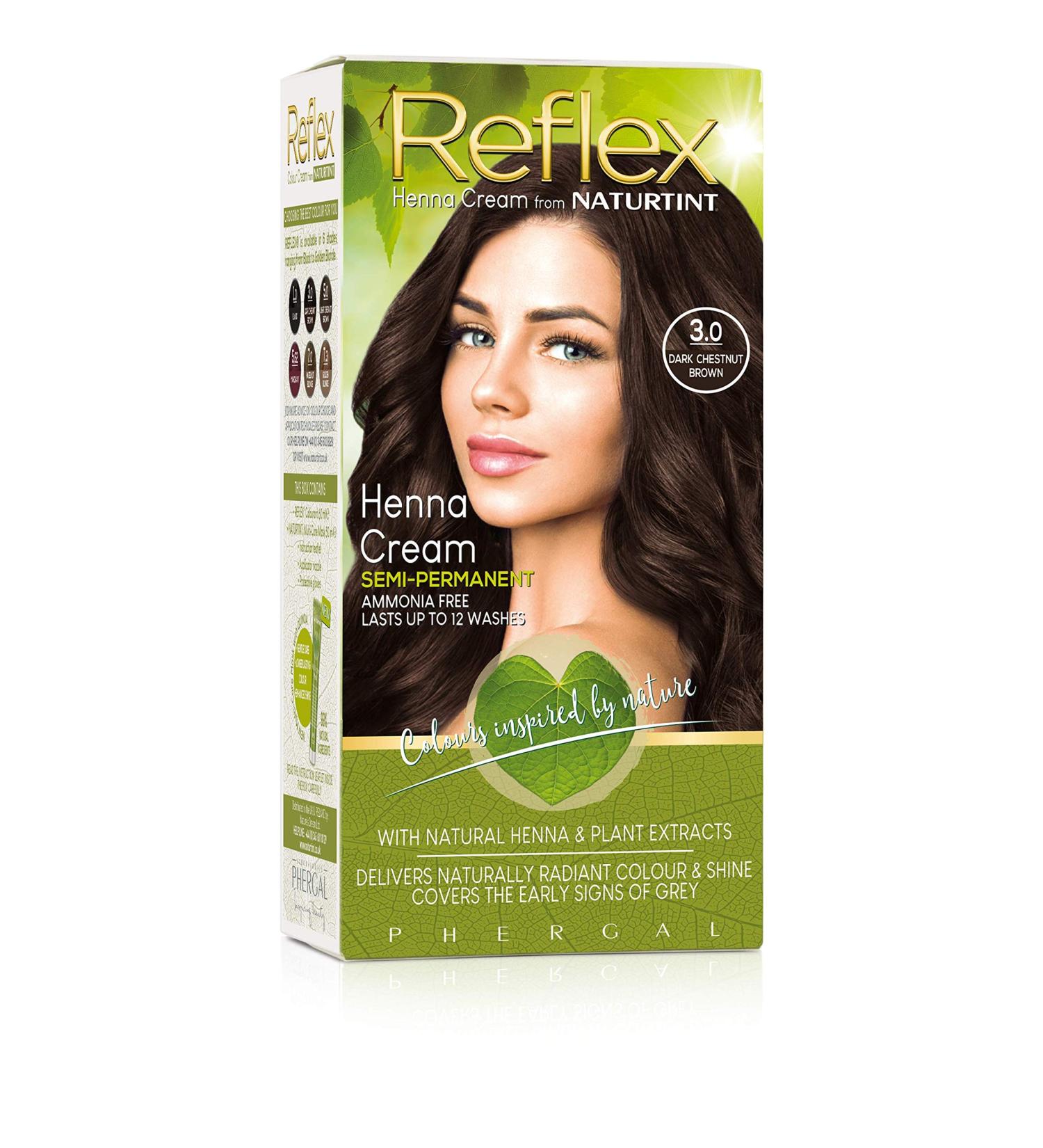 Naturtint Reflex Dark Chestnut Brown 90ml - Eco-Friendly Hair Color | Buy Internationally - Buy Online on SooperMarket.com