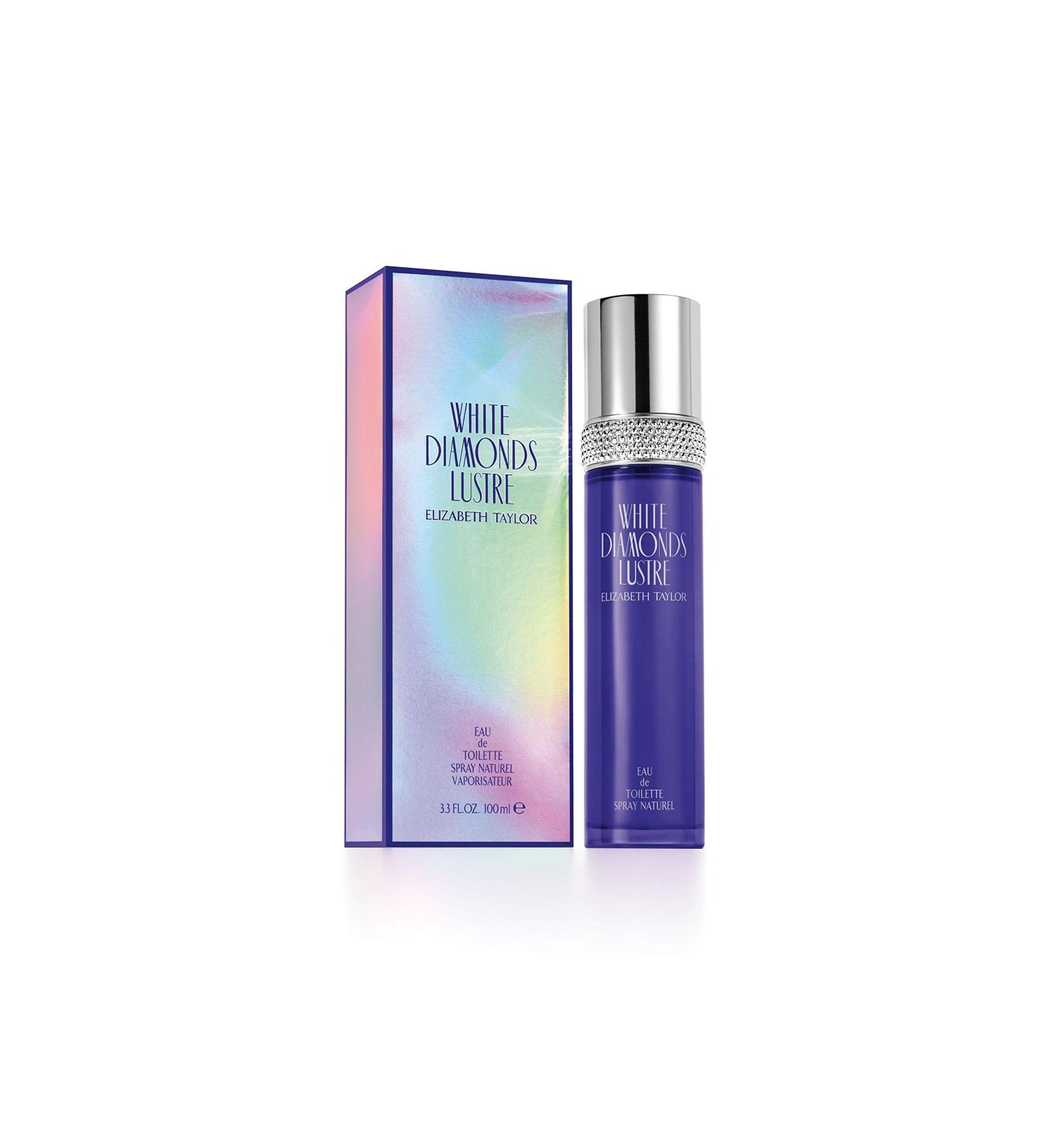 ELIZABETH TAYLOR White Diamonds Luster Eau De Toilette Spray 3.3 Ounce - Buy Online on SooperMarket.com