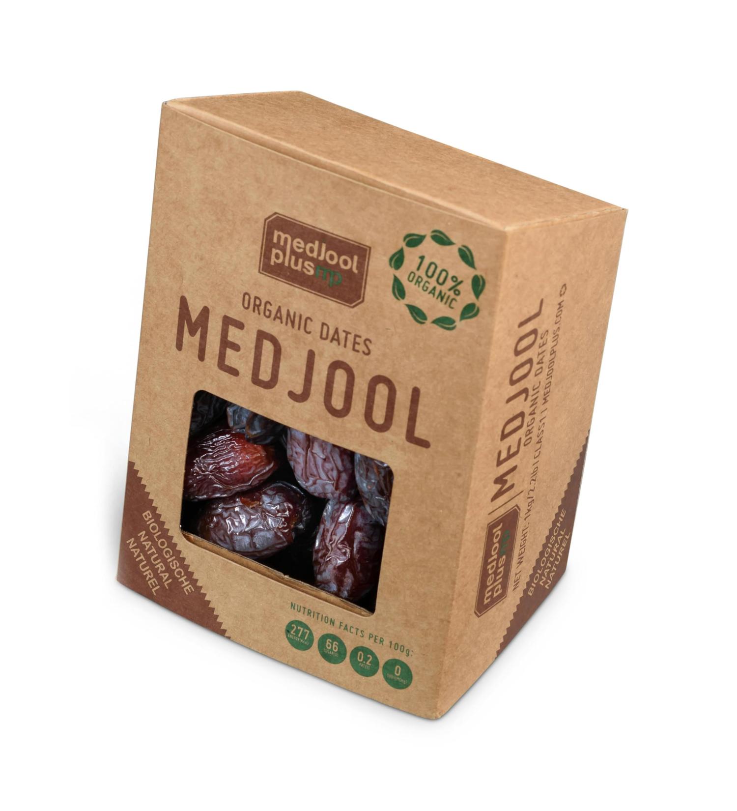 Koro Bio Medjool Dates 1kg - Honey Sweet Caramel Notes Fiber-Rich Delights - International Shipping Available - Buy Online on SooperMarket.com