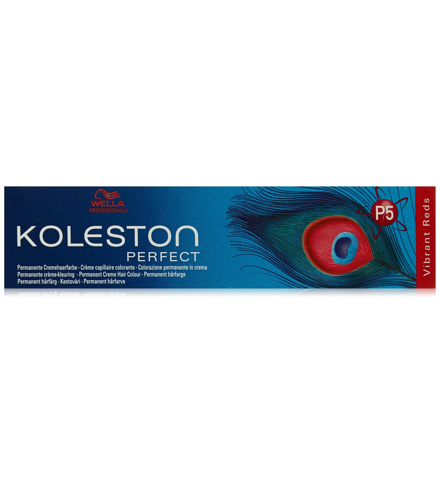 Wella Professionals Koleston Perfect Permanent Creme Hair Color 55/65 - Light Brown Intensive Violet 60 ml - International Shipping Available - Buy Online on SooperMarket.com
