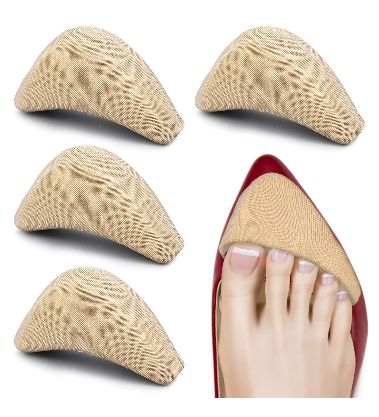 Adjustable Shoe Filler Big Toe Plug Set - Foot Pain Relief for Women, Reusable Inserts for High Heels - 2 Pairs - Buy Online on SooperMarket.com