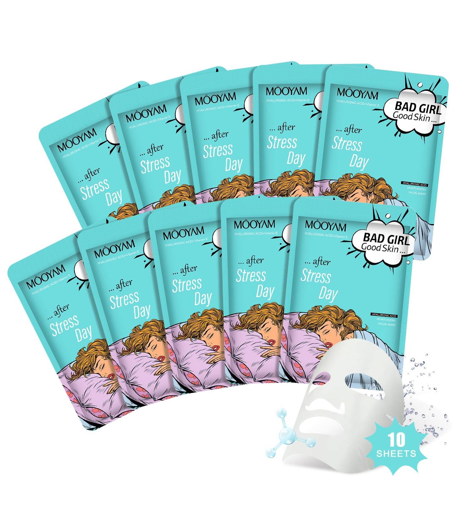 Sheet Mask Nourishing Moisturising Hyaluronic Acid Mask Skincare Korea Cosmetics Mask Ingredients For all skin types (Hyaluronic acid) - Buy Online on SooperMarket.com