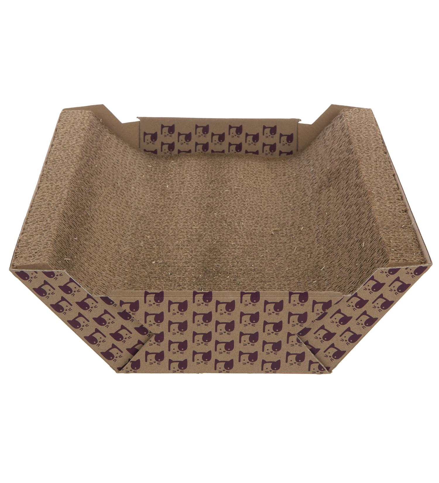 SmartyKat Super Scratcher Catnip-Infused Corrugated Cat Scratcher - Promotes Nail Growth and Interactive Play for Cats & Kittens | Multiple Styles Available - Buy Online on SooperMarket.com