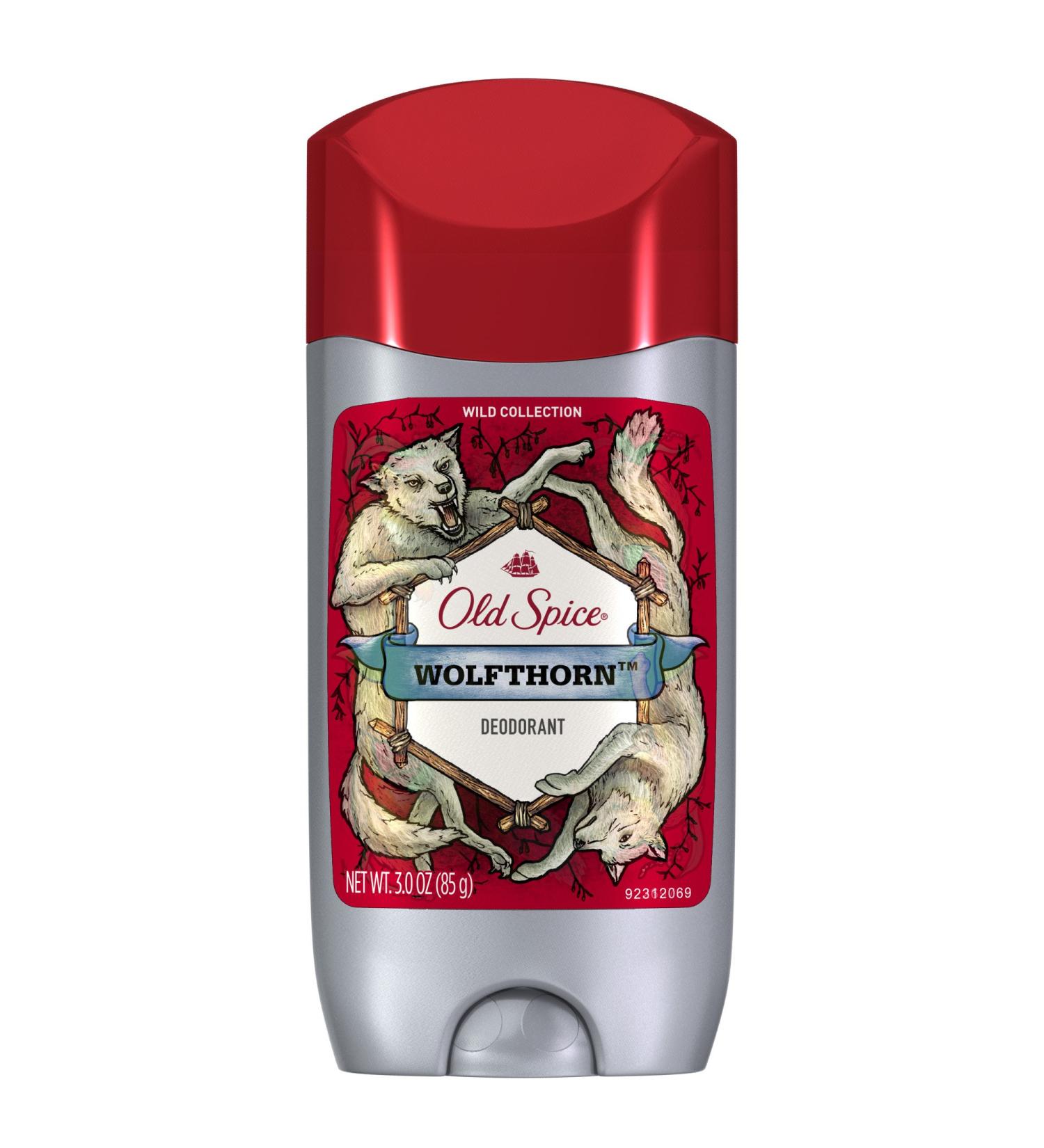 Old Spice Wild Collection Men's Deodorant - Wolfthorn Scent 3.0 Oz | International Shipping Available - Buy Online on SooperMarket.com