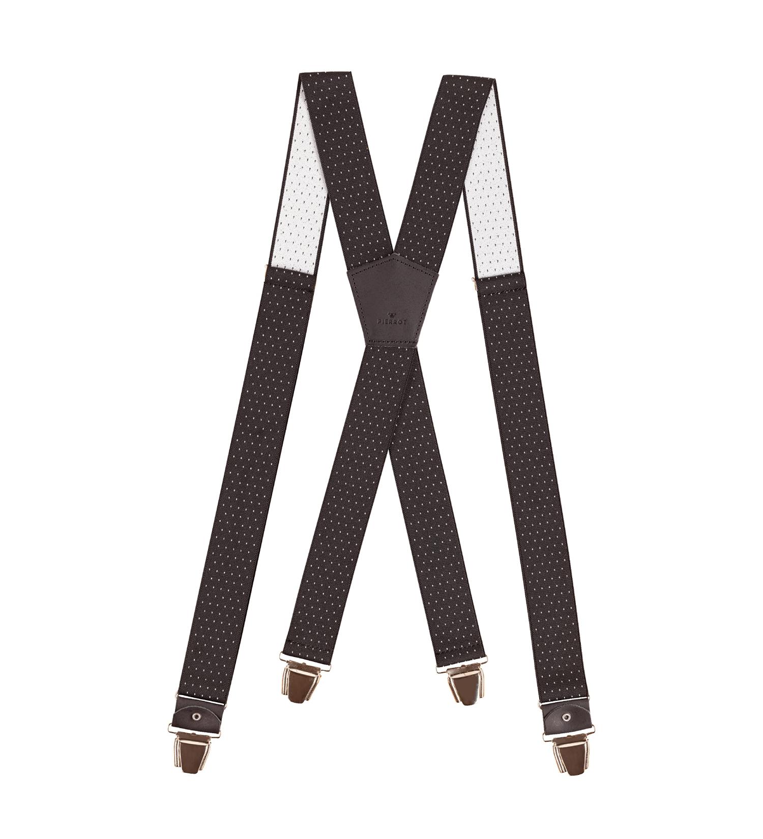 Buy Pierrot Men's Vintage Braces - Premium Quality Made in Germany/France Adjustable Up to 130cm Reinforced Rubber & Leather Fittings Strong Metal Clips - Shop Internationally! - Buy Online on SooperMarket.com