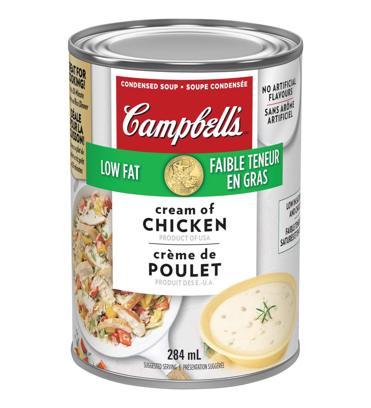 Campbell's Low Fat Cream of Chicken Soup 284 mL 284 ml (Pack of 1) - Buy Online on SooperMarket.com