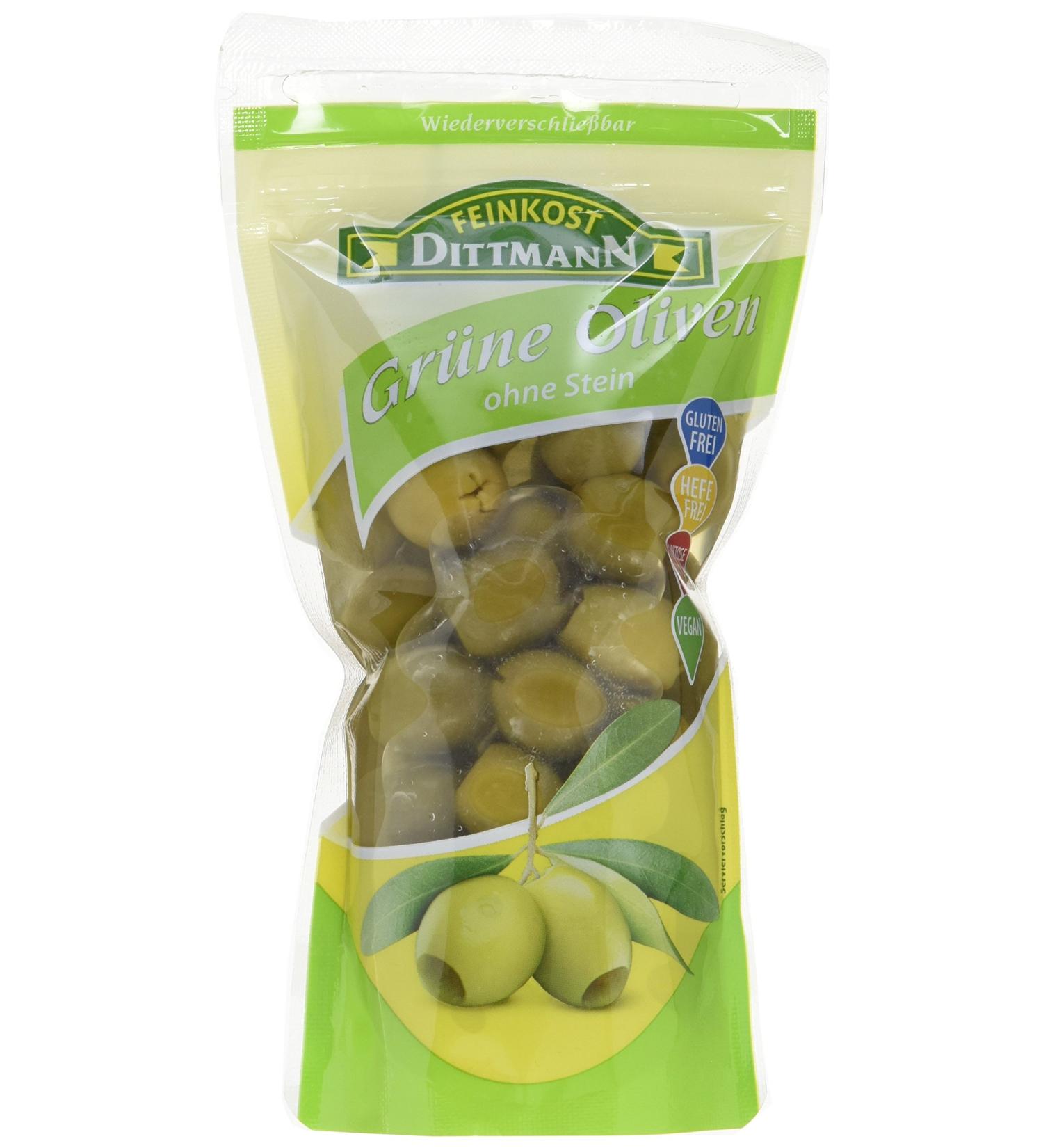 Feinkost Dittmann Green Olives without Stones - Pack of 10 (10 x 270g) | Gourmet International Shipping - Buy Online on SooperMarket.com