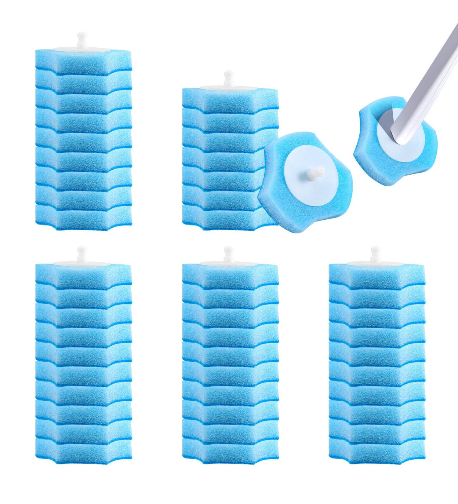 Yheonver Disposable Toilet Cleaning System Disposable Toilet Flushable Refill Brush Flushable Refills - 48 Refills - Buy Online on SooperMarket.com