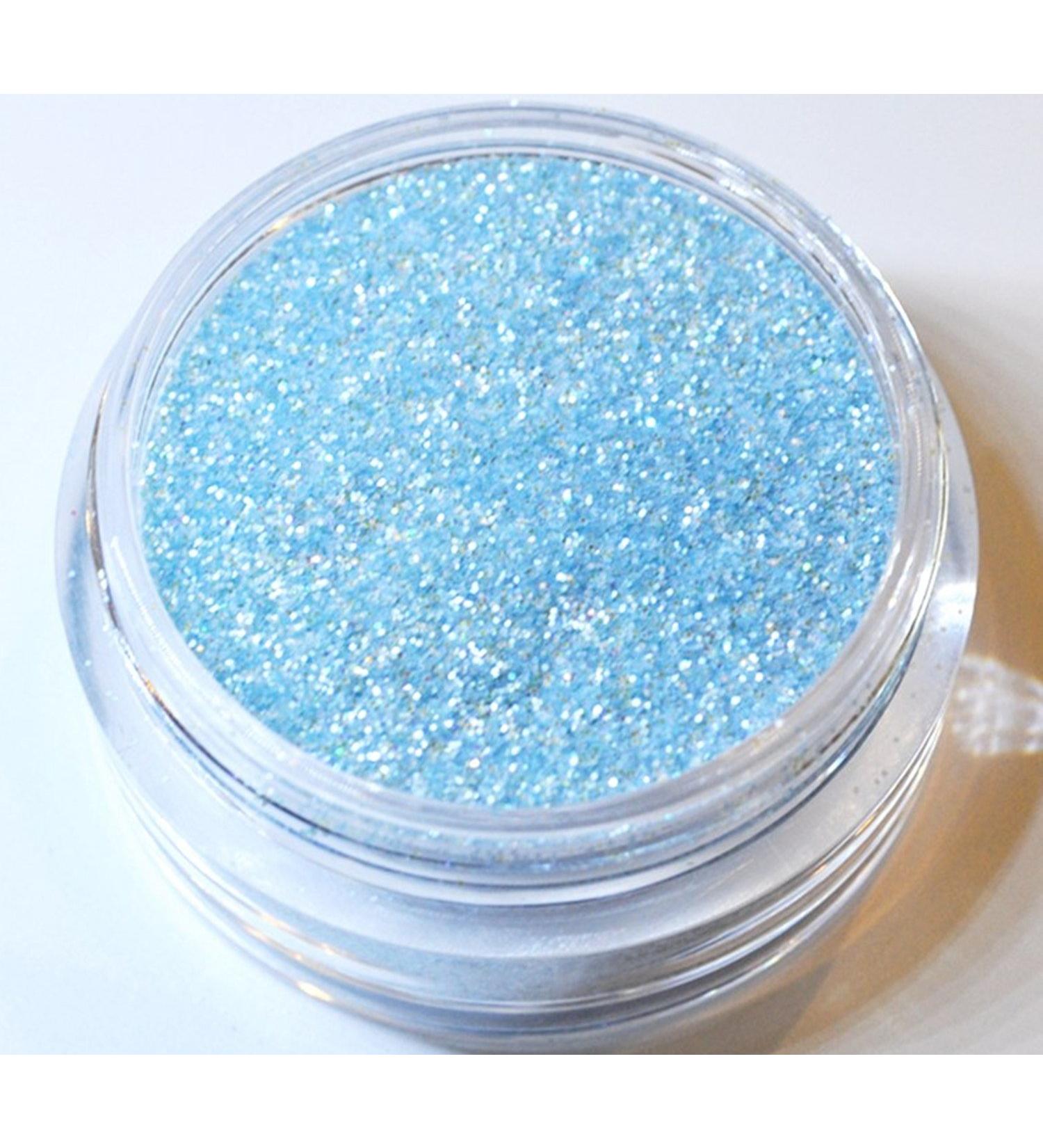 Km-nails glitter ice blue 2.5g very fine
