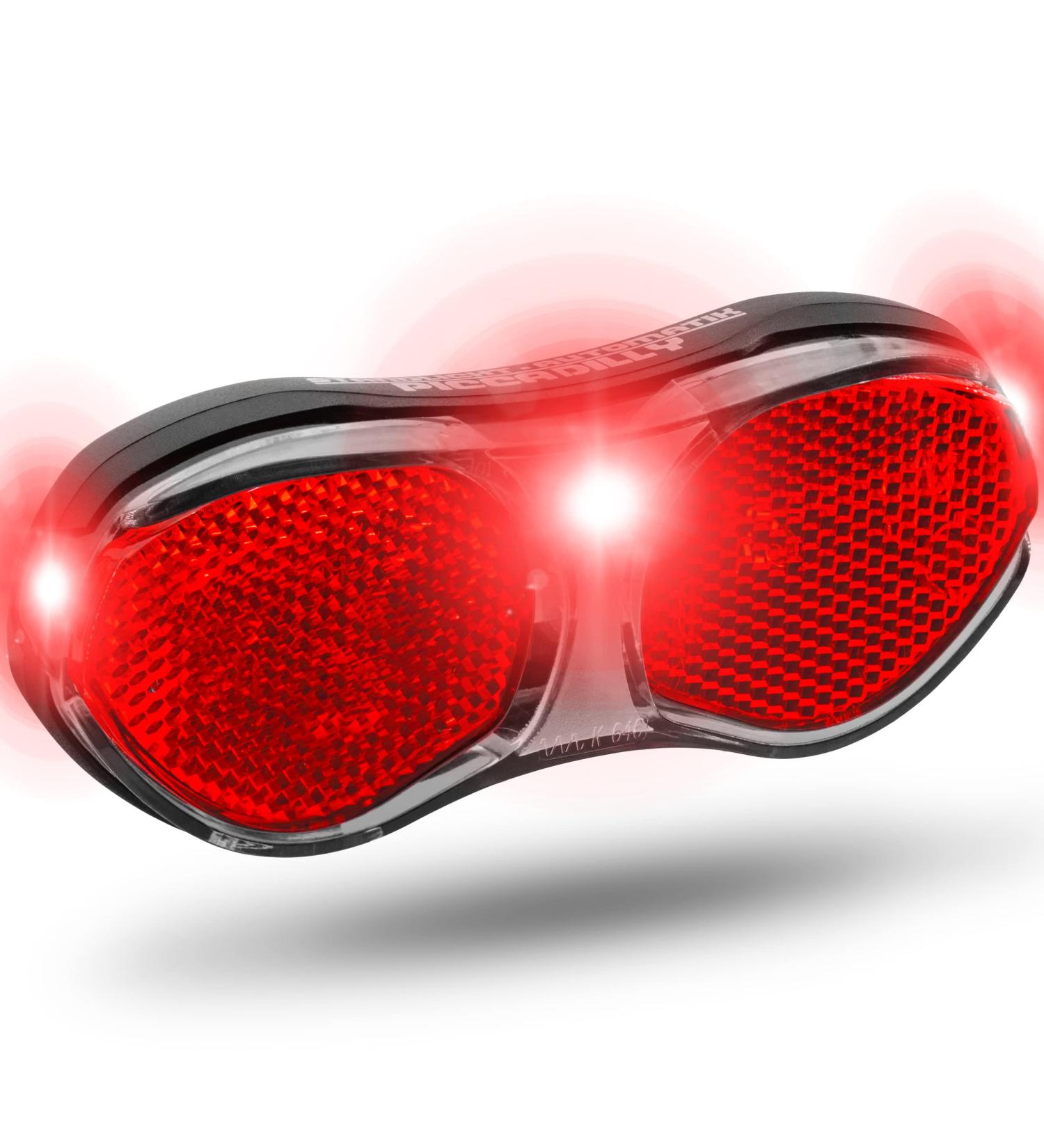 B chel LED Bicycle Luggage Rack Light | STVZO Approved Rear Taillight for Dynamo & E-Bike | Compact 11.69 x 5.02 x 1.79 cm - Buy Online on SooperMarket.com