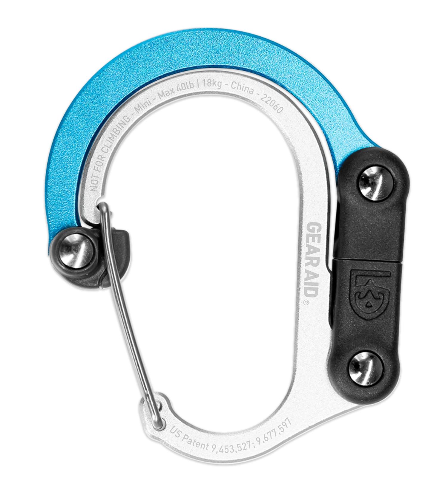 Gear Aid Heroclip Mini Carabiners & Hooks - Versatile Attachments for Pockets Lanterns Tools & More | International Shipping Available - Buy Online on SooperMarket.com
