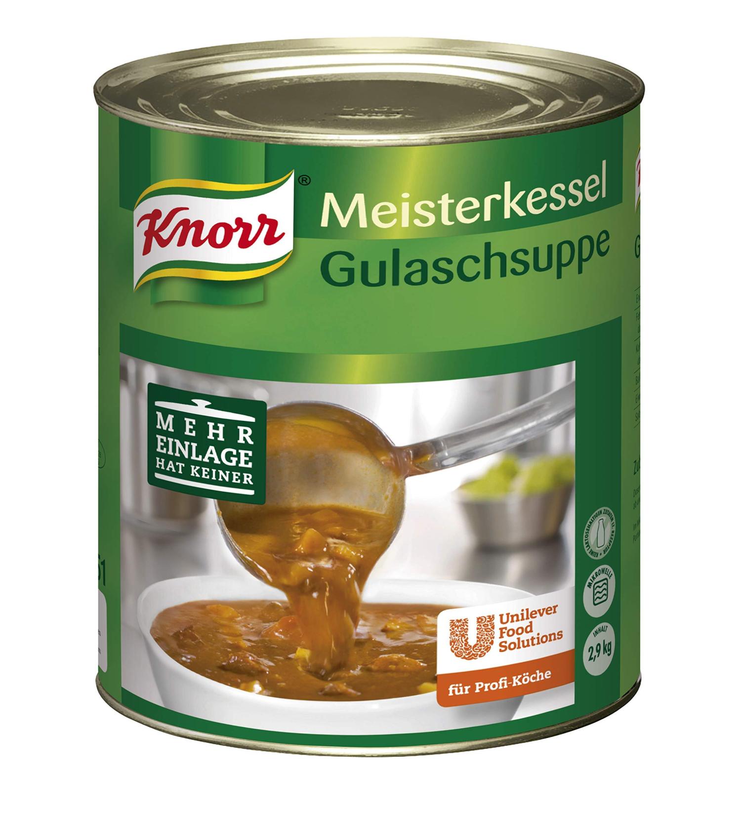 Knorr Meisterkessel Goulash Soup - Ready to Serve Authentic Taste | 2.9 kg Pack (Beef 2.78L) - International Shipping Available - Buy Online on SooperMarket.com