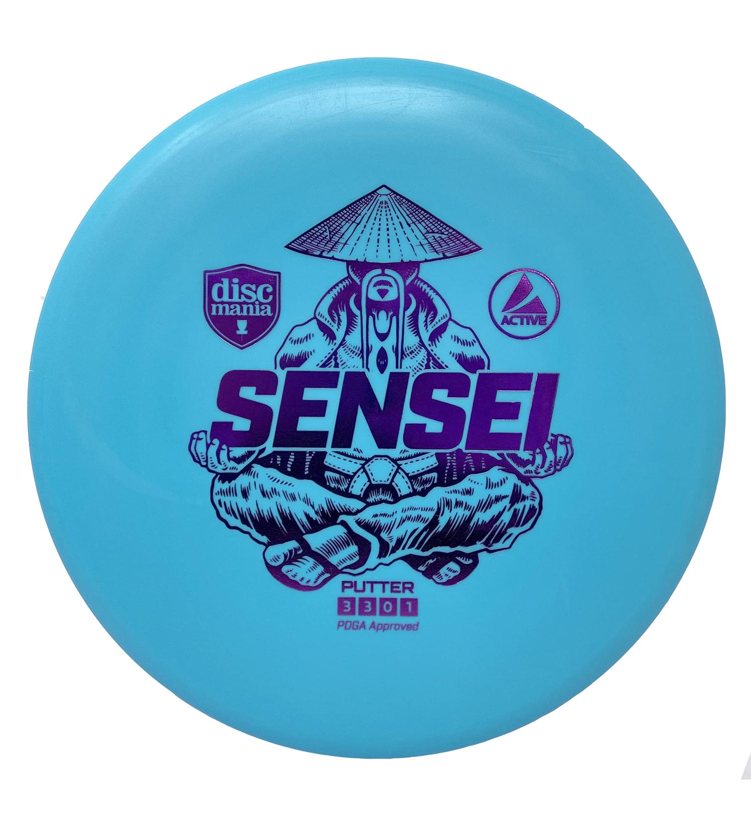 Discmania Active Base Sensei Disc Golf Putter - Stable Flight (Colors May Vary) - Buy Online on SooperMarket.com