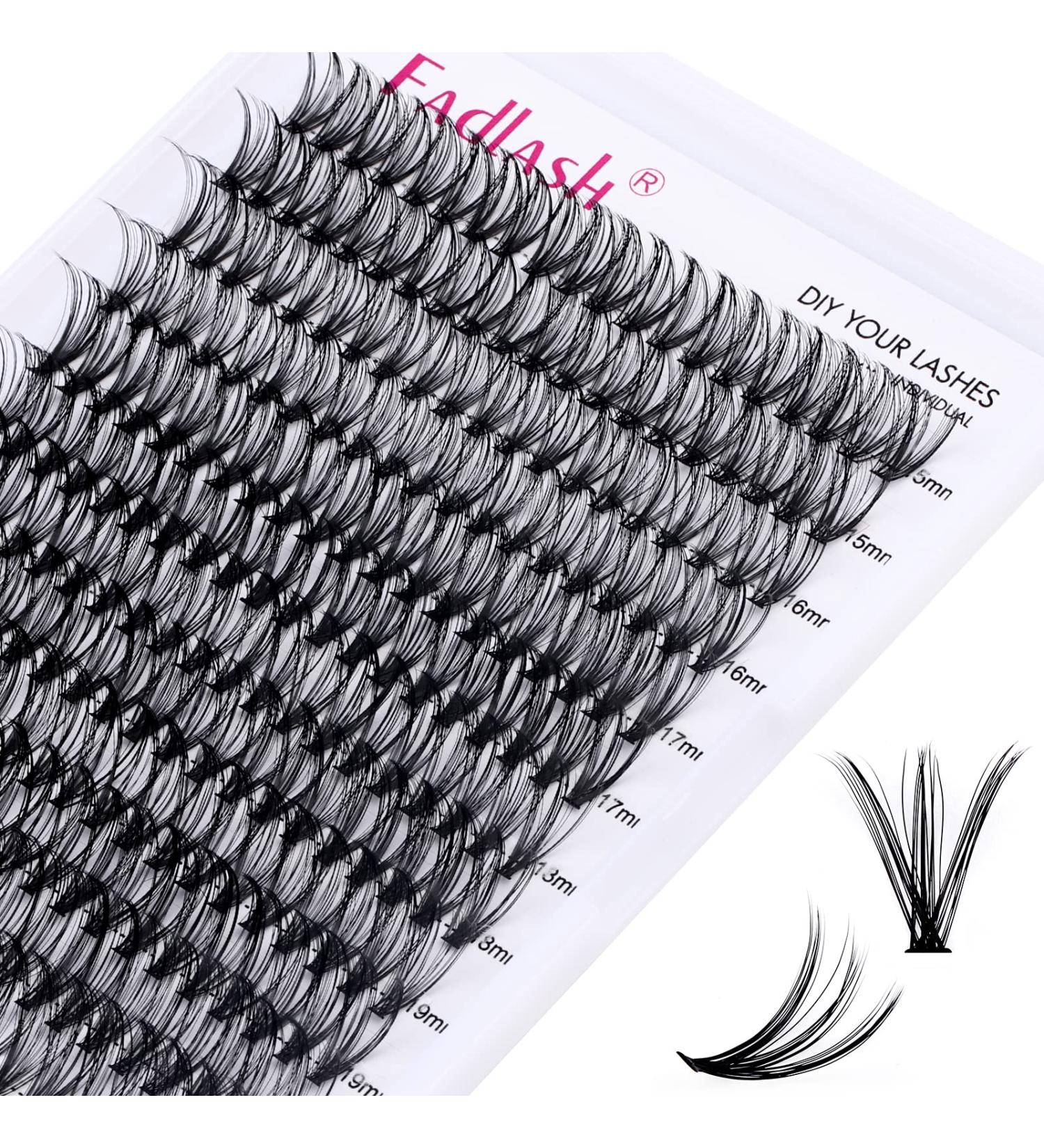 Individual Cluster Lashes Extensions 30D 0.07 D Curl 15-20mm Mixed Trays - 240Pcs DIY Eyelash Extensions for Home Use - Buy Online on SooperMarket.com