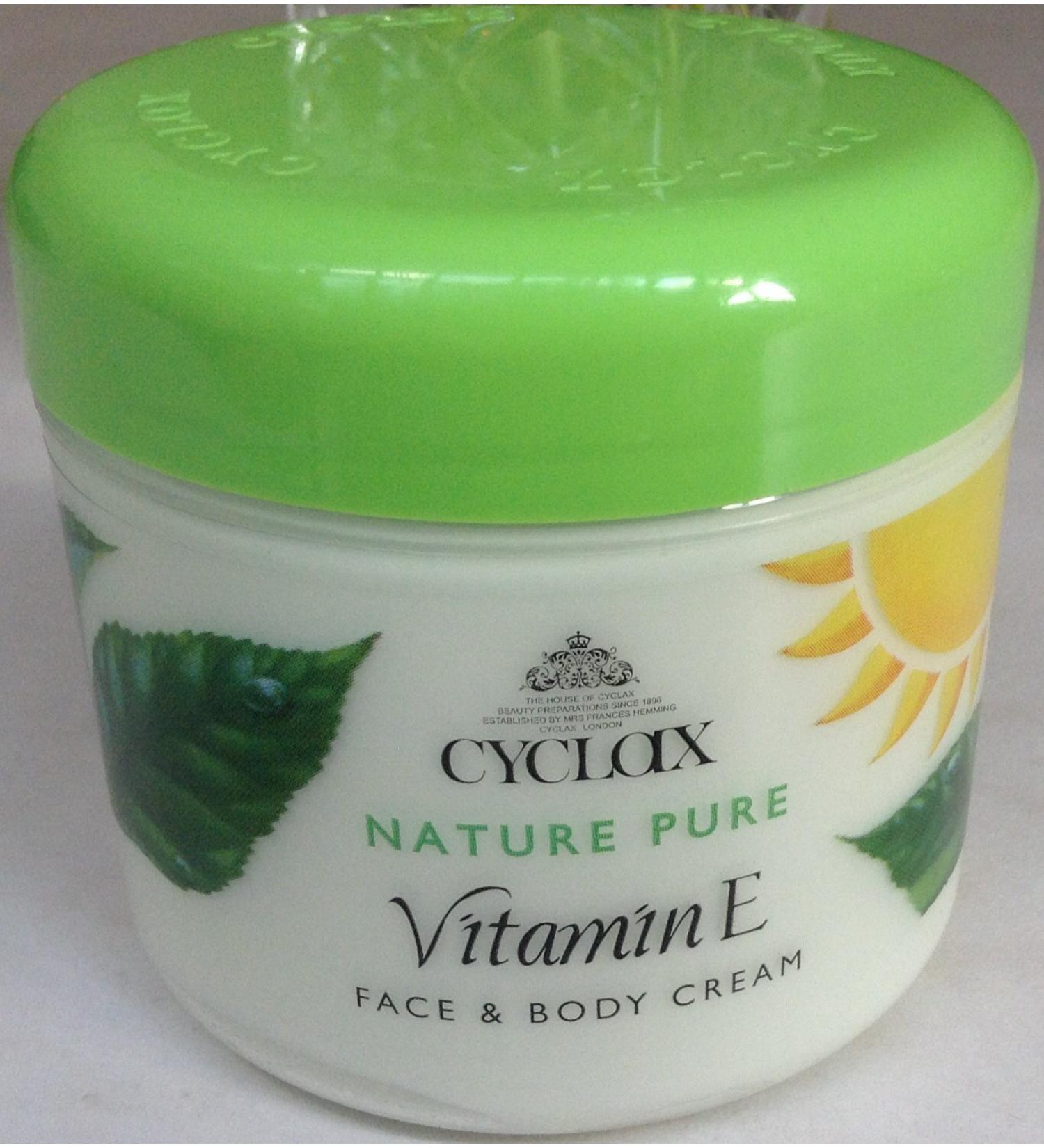 5x Cyclax Nature Vitamin E Face and Body Cream 300ml