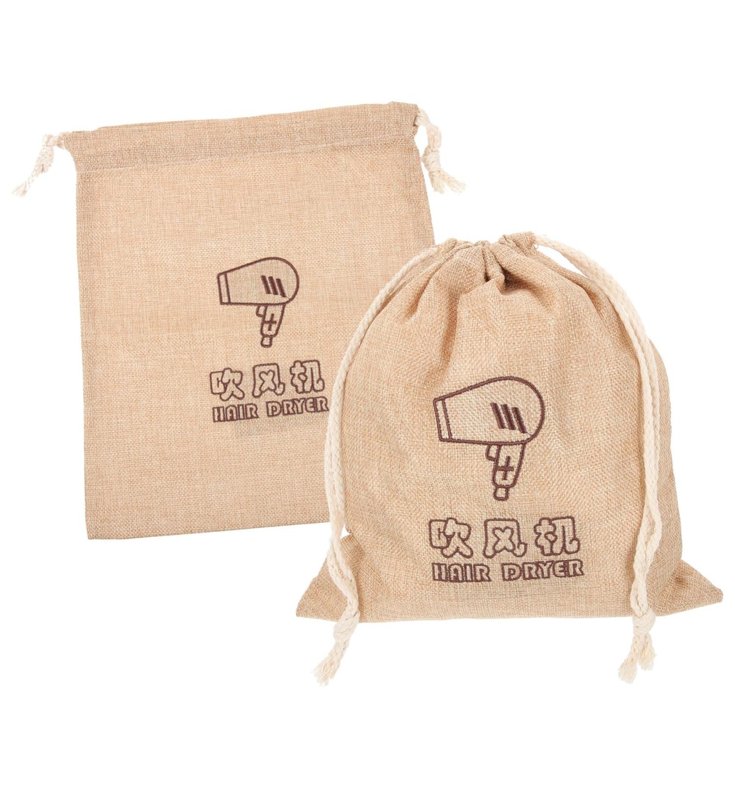 Baluue 4 Pcs Portable Drawstring Bag Drawstring Travel Pouch Storage Bag for Hair Dryer Hair Tool Bag Cloth - Buy Online on SooperMarket.com