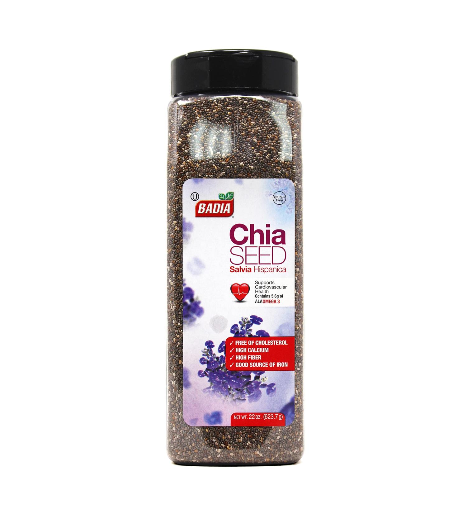 Buy Badia Chia Seeds - 22 Ounce | High Quality Superfood for Health & Wellness - Buy Online on SooperMarket.com