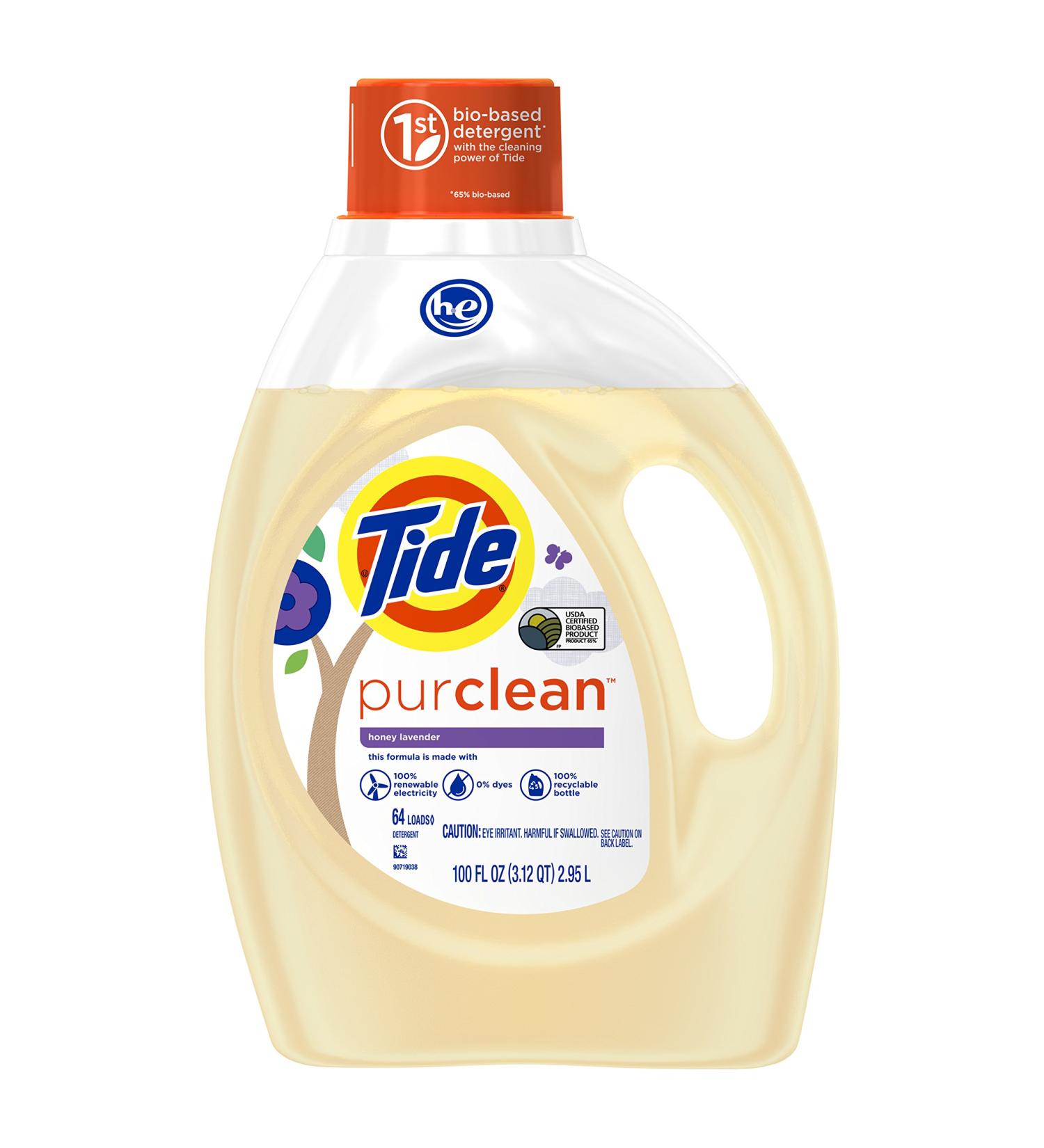 Tide HE PurClean Laundry Detergent 100 oz.