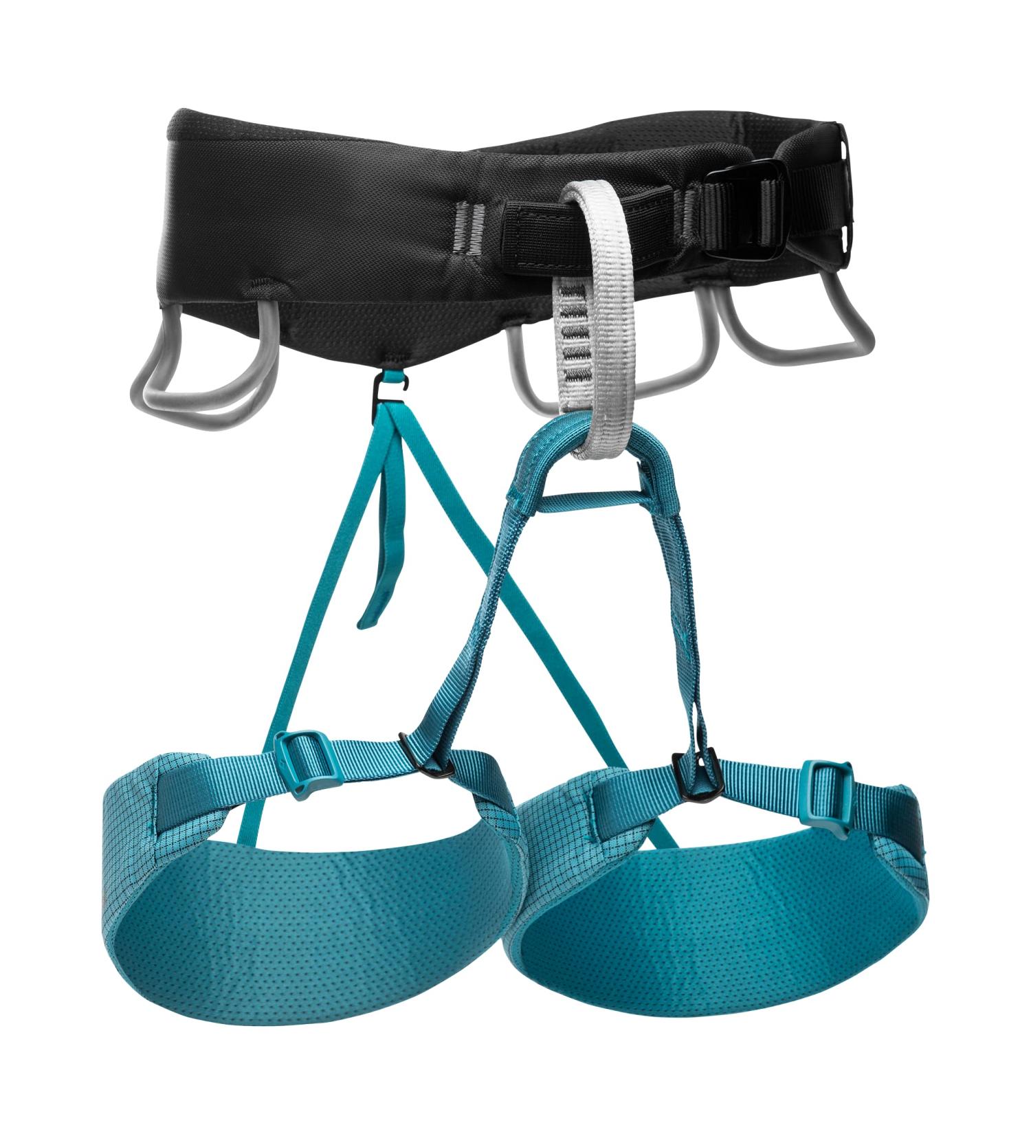Black Diamond Women's Momentum Rock Climbing Harness - Small, Aqua Verde - Buy Online on SooperMarket.com