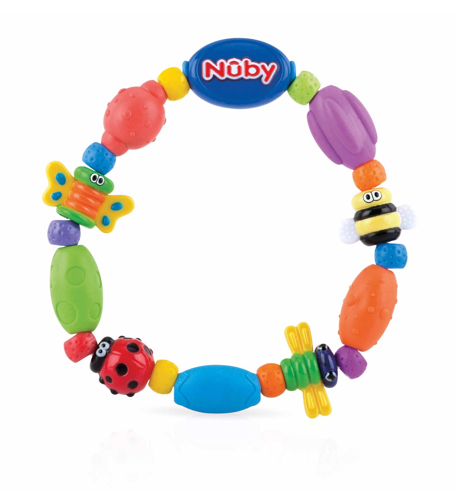 Nuby Bug-a-Loop Teether for 3+ Months - Safe & Soothing Baby Teether - Buy Online on SooperMarket.com