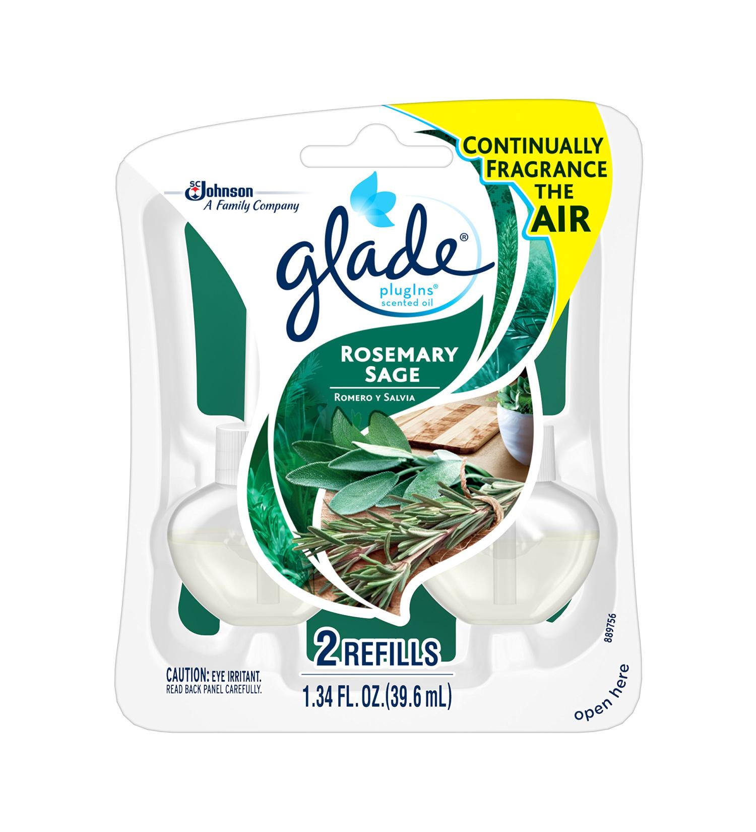 Glade Plugins Scented Oil - Rosemary Sage | 1.34 Fl Oz | International Shipping Available - Buy Online on SooperMarket.com