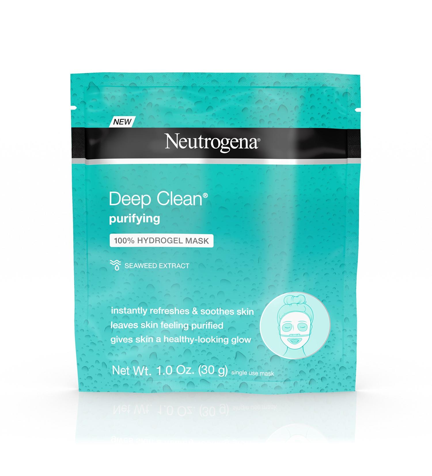 Neutrogena Deep Clean Purifying Hydrating Hydrogel Mask - 12 Pack, 1 Ounce Each - Buy Online on SooperMarket.com