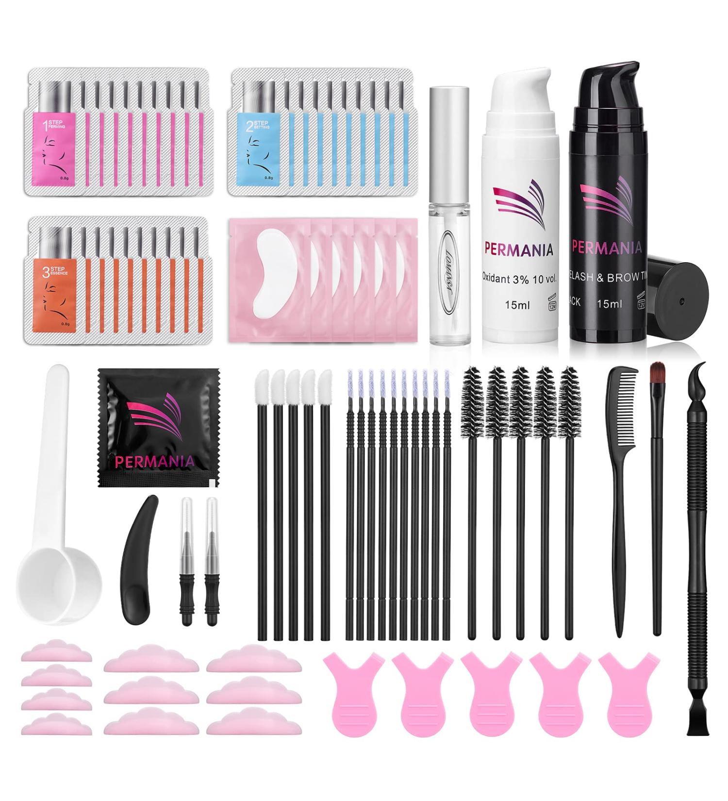 PERMANIA Eyelash Lift Kit - DIY Fuller Eyebrows Lifting & Curling Solution - Buy Online on SooperMarket.com