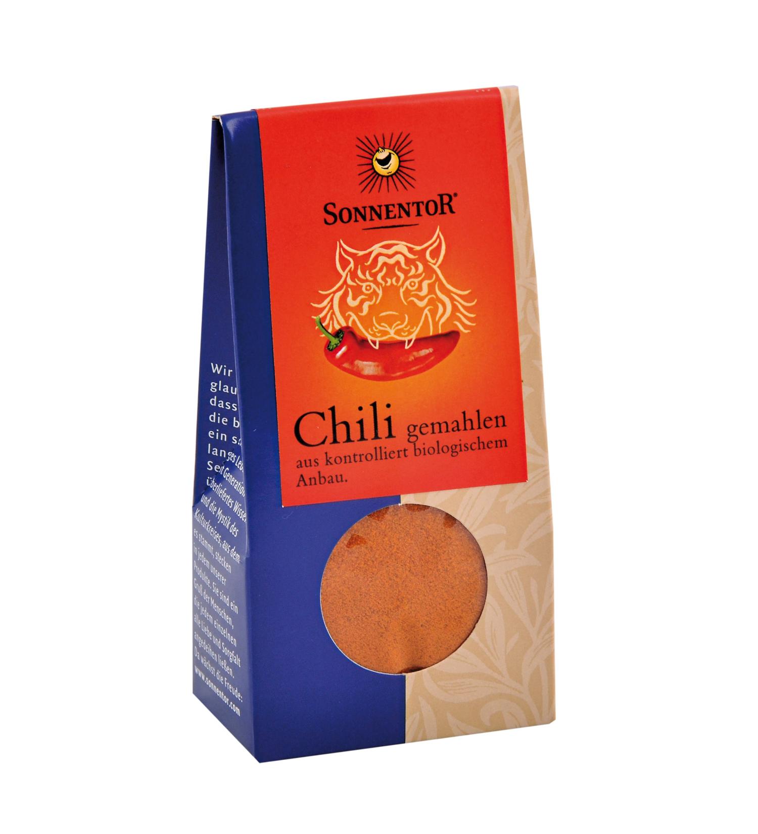 Sonnentor Organic Chili ground 40 g 40 g (1 pack)