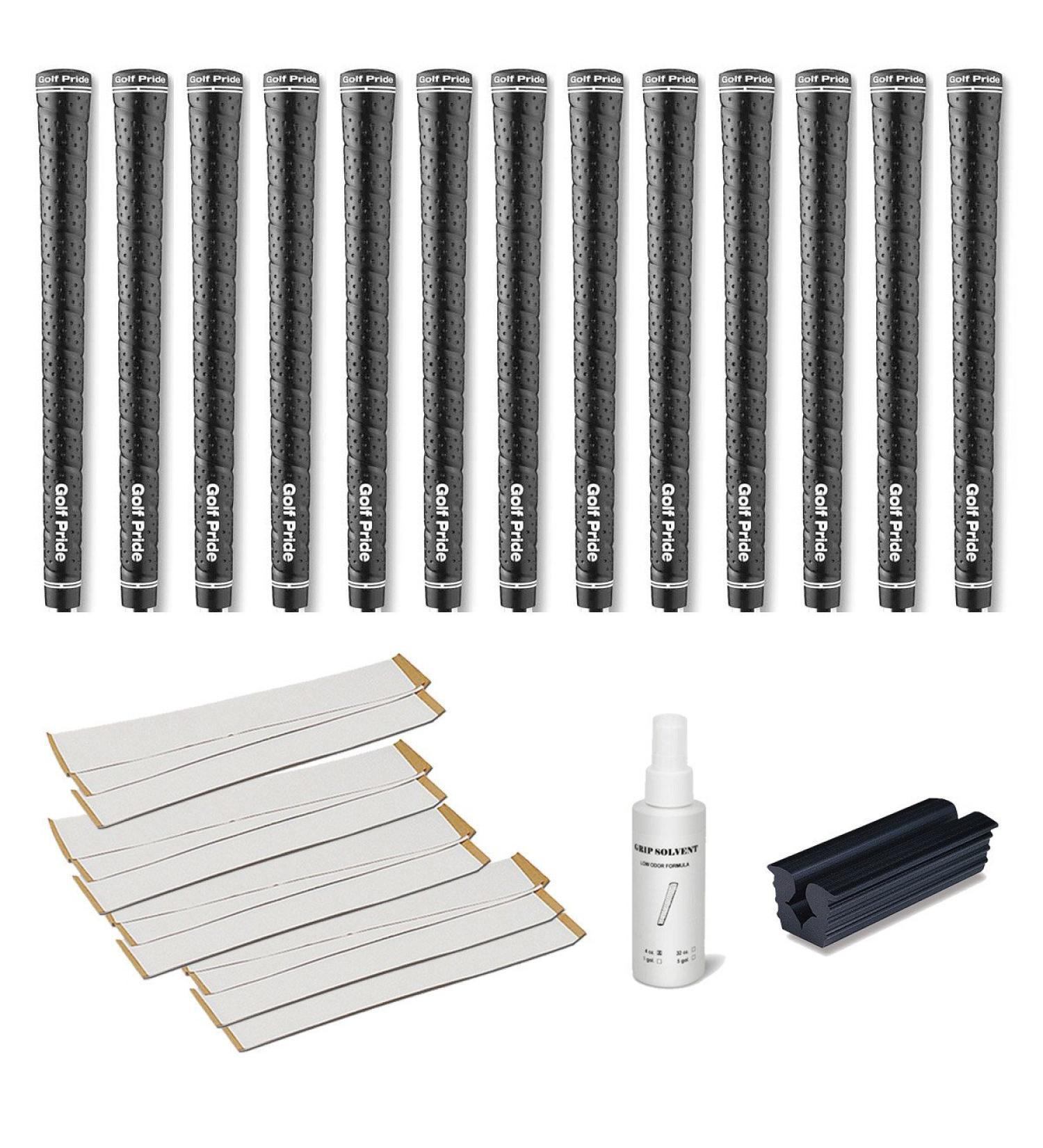 Golf Pride Tour Wrap 2G Midsize Grip Kit (13-Piece) Black