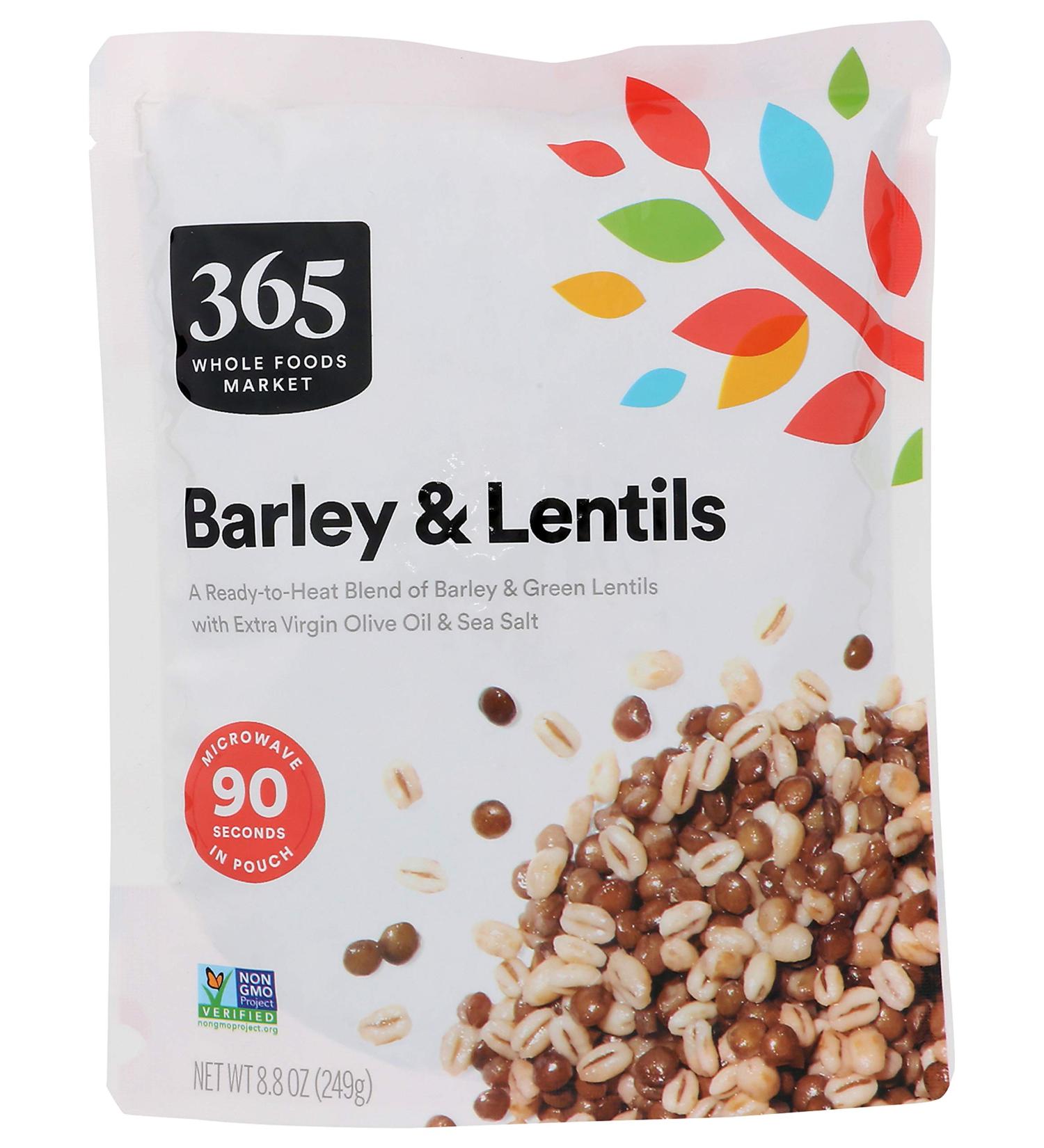Whole Foods Market 365 Barley Green Lentils 8.8 oz - Organic Superfood - Buy Online on SooperMarket.com