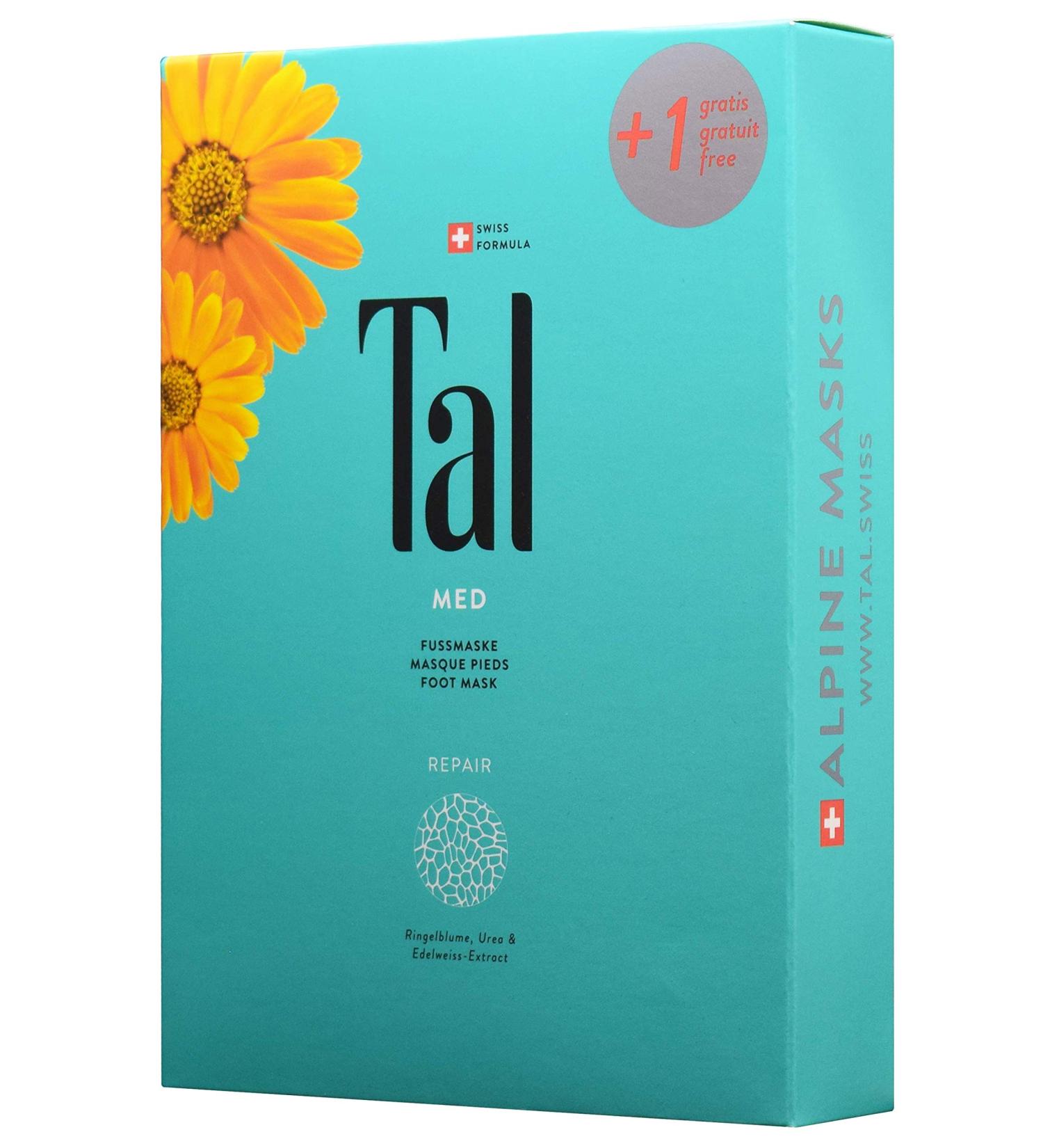Buy Tal Med Foot Mask 6-Pack - Rapid Repair for Dry Feet Anti-Inflammatory & Deep Moisturizing Sock Mask - Worldwide Shipping - Buy Online on SooperMarket.com
