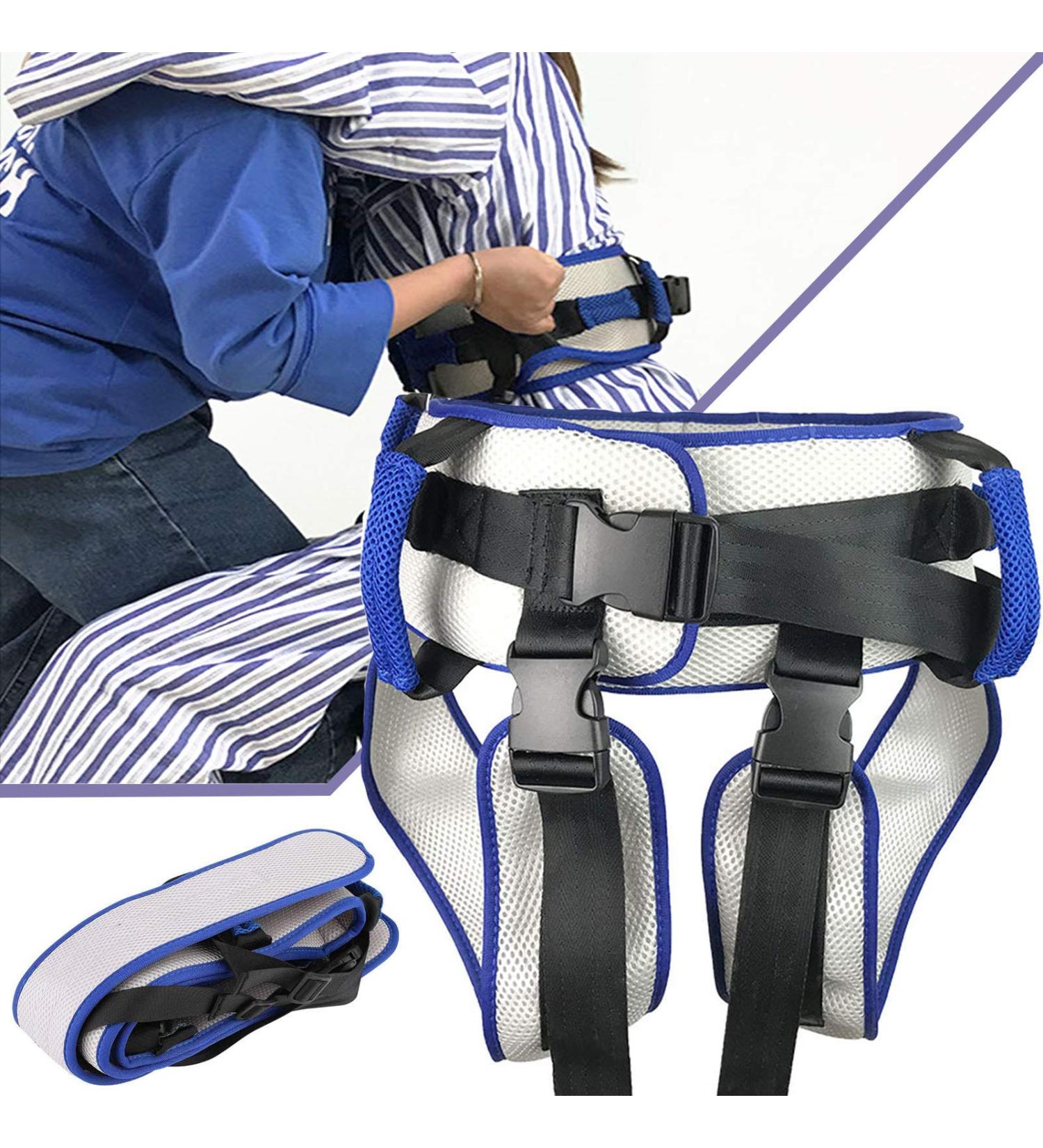 Transfer Belt with Leg Loops Medical Nursing Safety Gait Assist Device - for Patient Care Secure Aide Transfer Sling - Pediatric Elderly (Blue) - Buy Online on SooperMarket.com