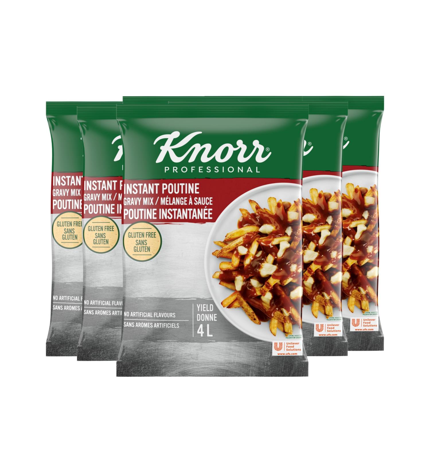 Knorr Professional Poutine Gravy Mix Gluten Free 430 gr Pack of 6 - Buy Online on SooperMarket.com